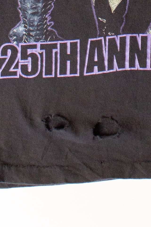 Vintage Distressed KISS 25th Anniversary T-Shirt (1990s)