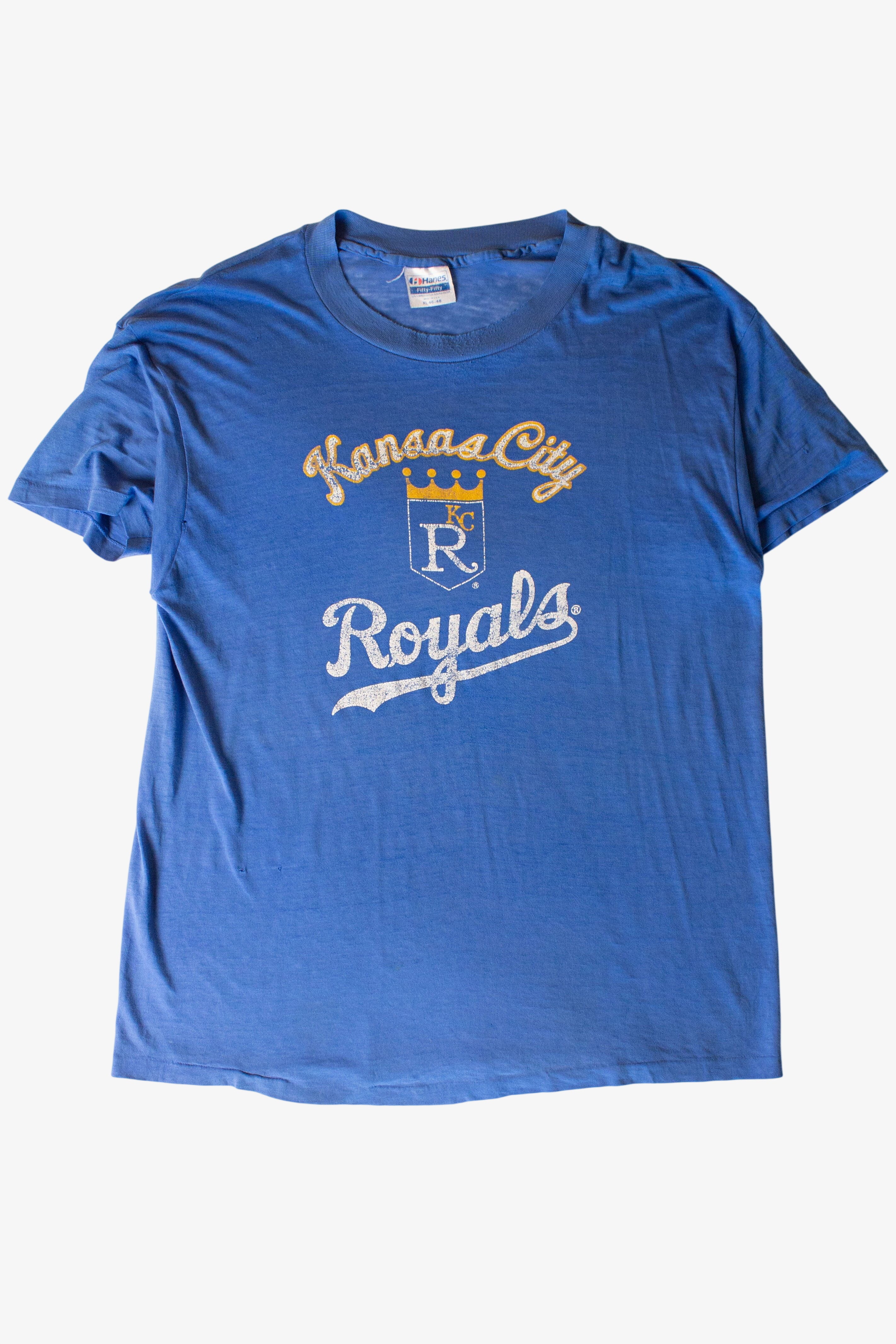 Vintage Kansas City Royals Paper Thin T-Shirt (1980s)