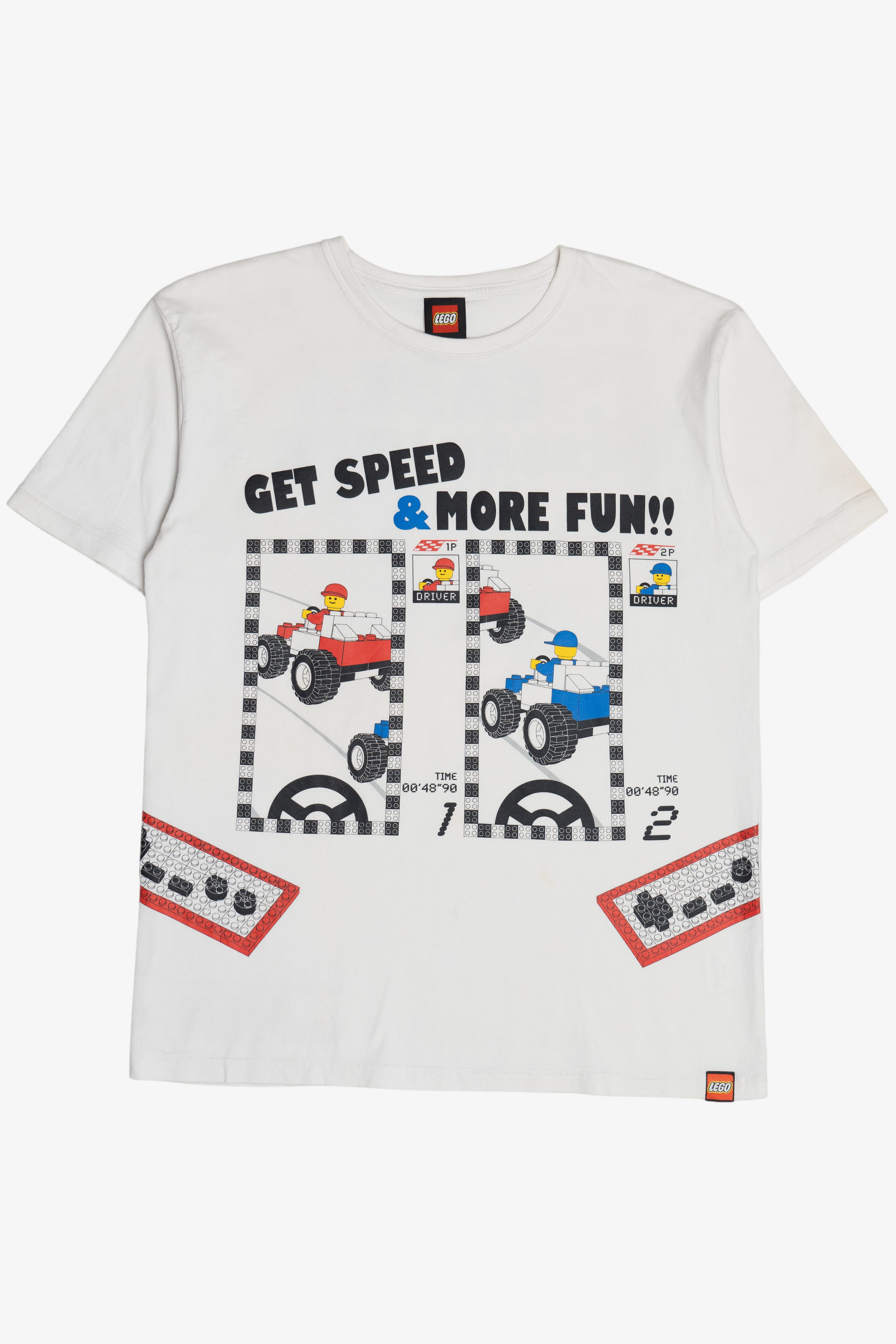 Lego Japan "Get Speed & More Fun!!" Racing T-Shirt (2010s)