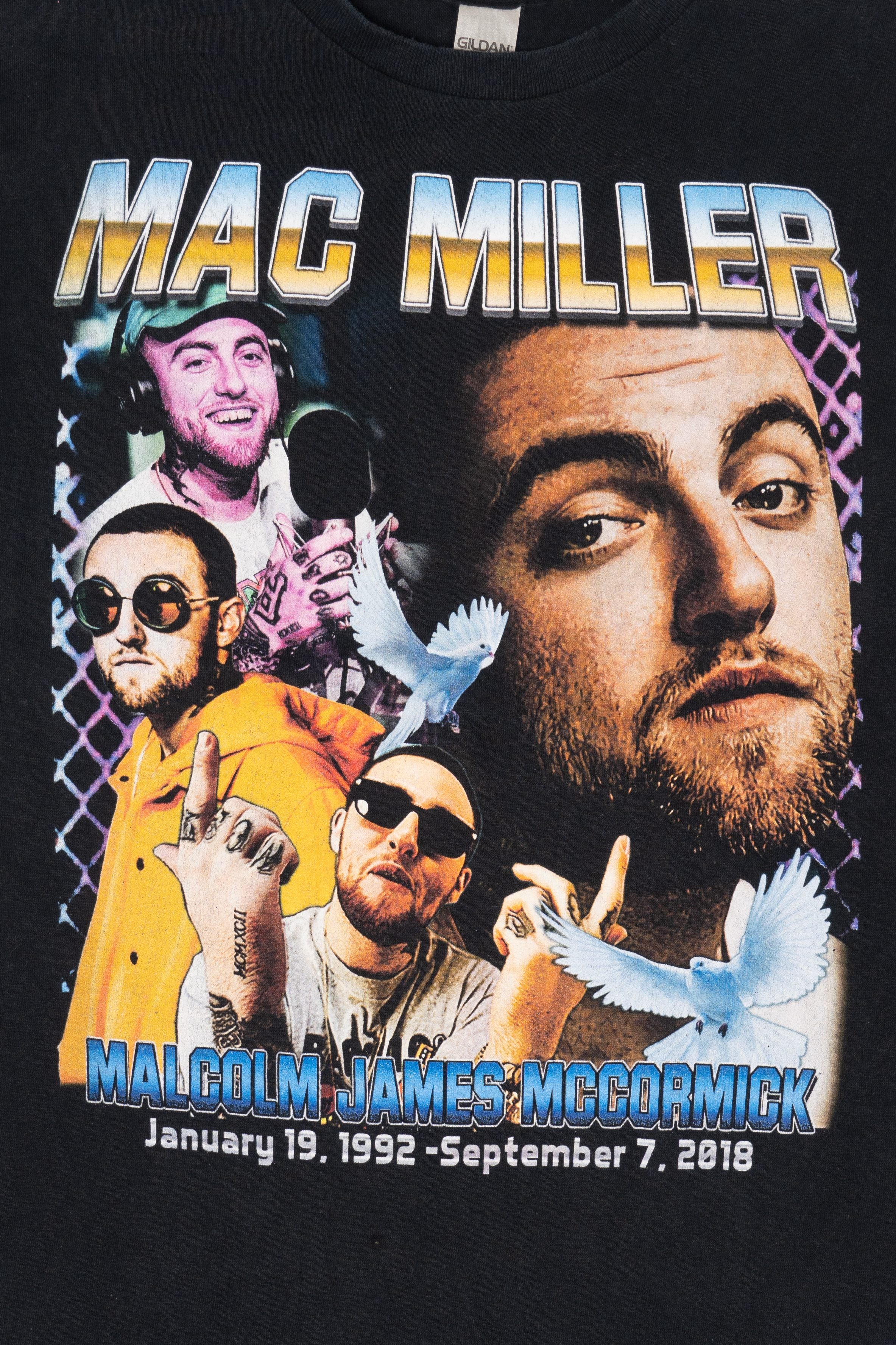 Black Mac Miller T-Shirt (2010s)