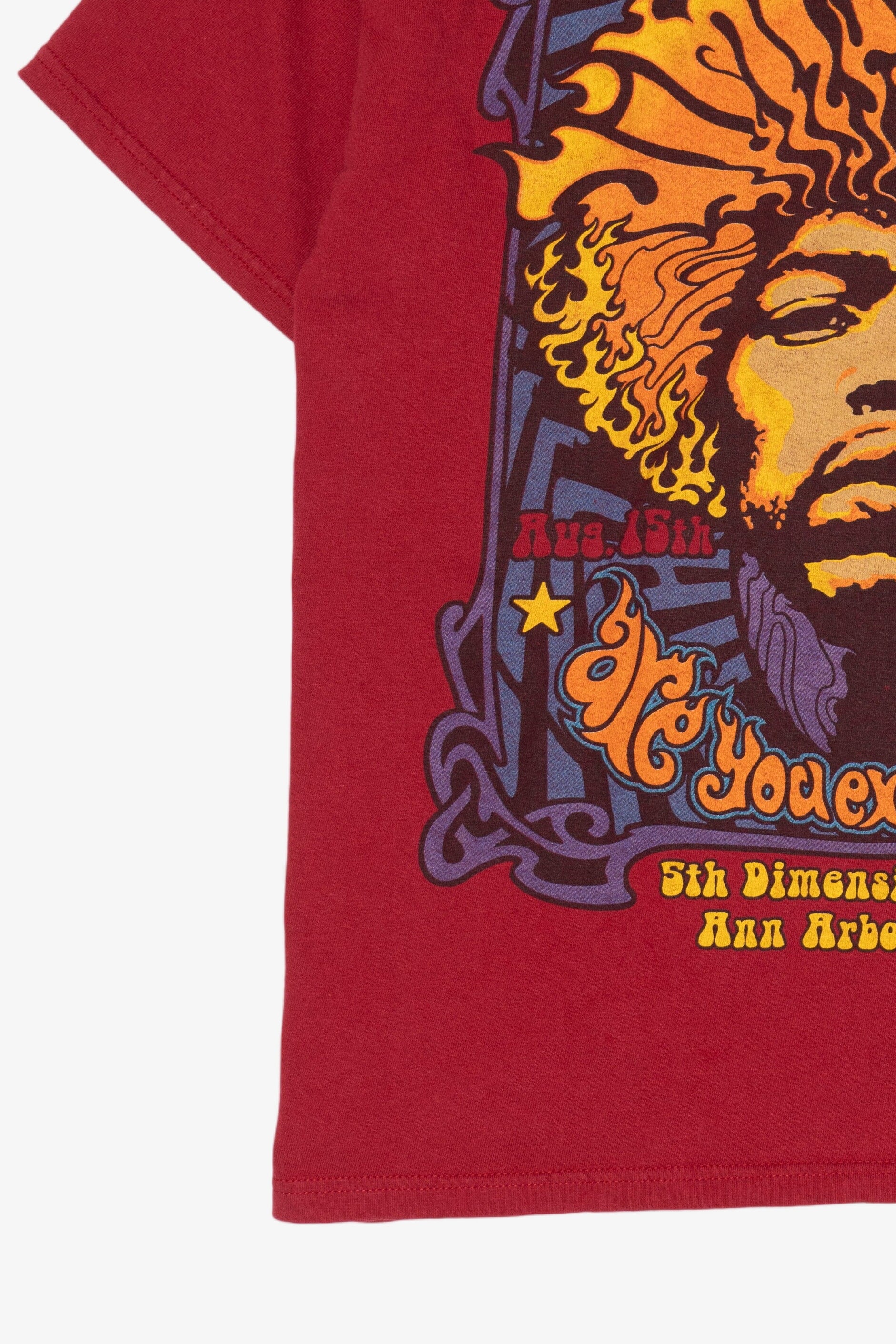 Red Jimi Hendrix "Are You Experienced" T-Shirt (2010s)