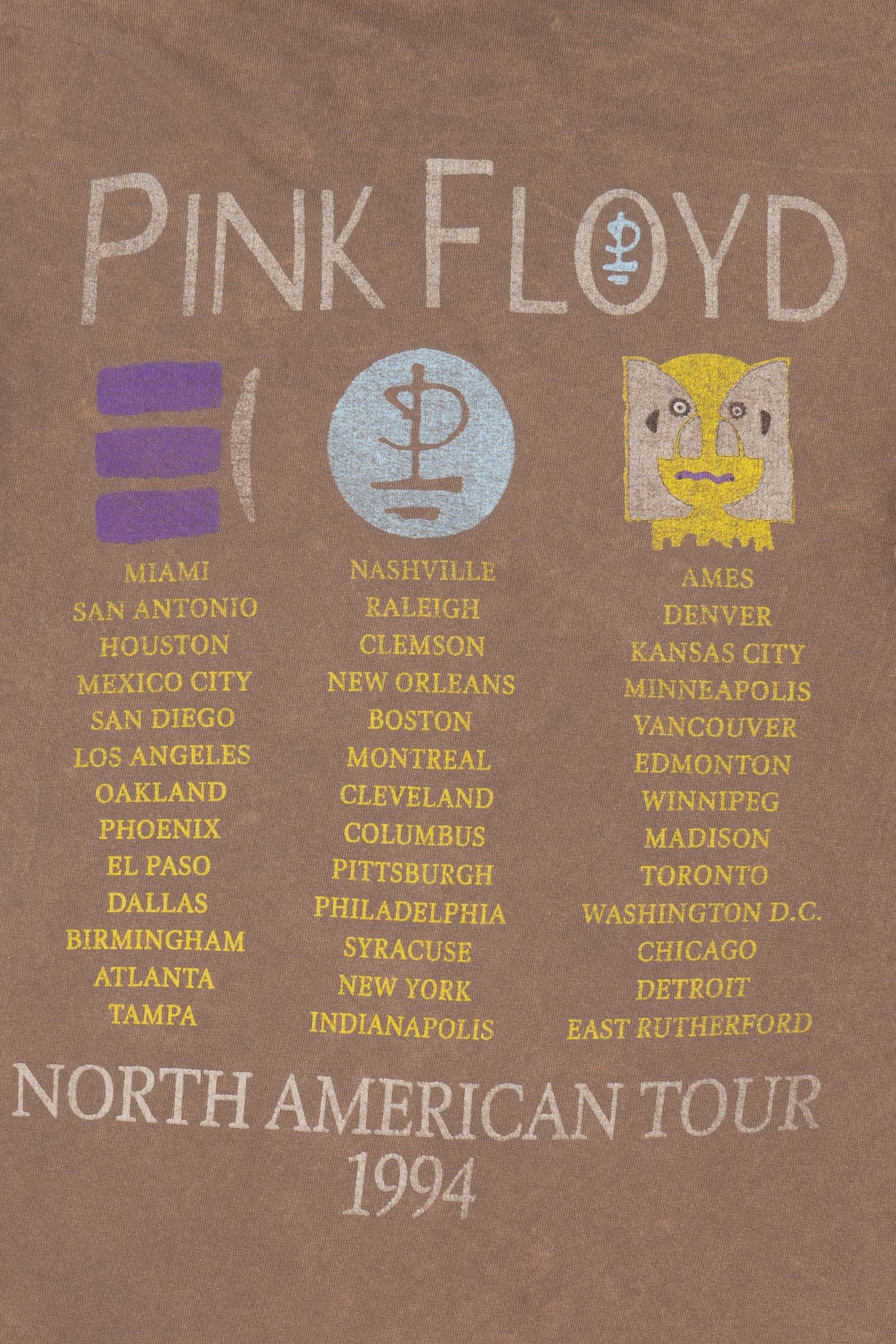 Pink Floyd North American Tour T-Shirt (2020s)