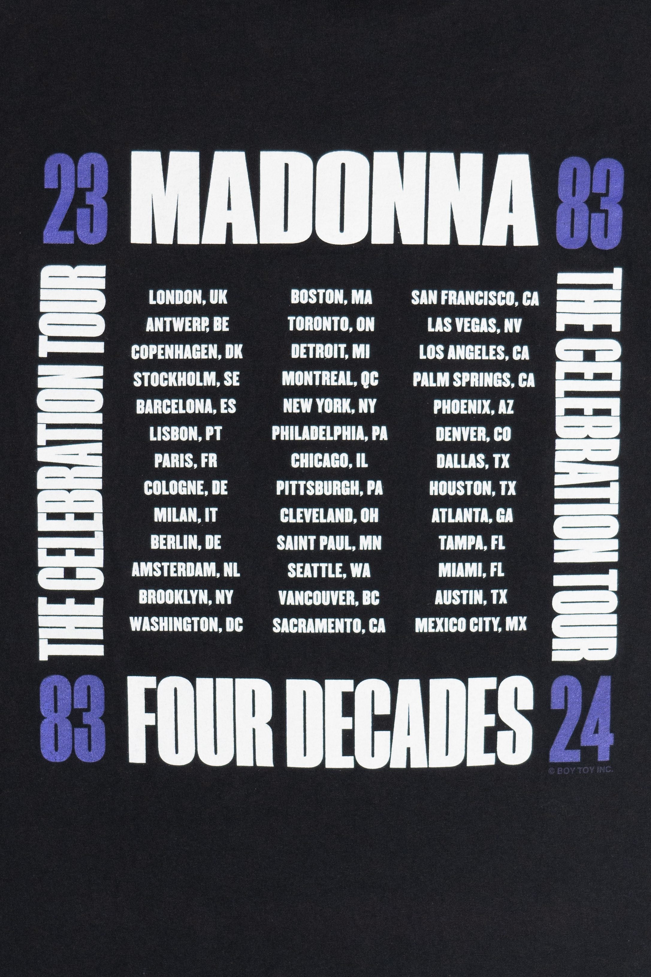Madonna "The Celebration Tour" T-Shirt (2020s)