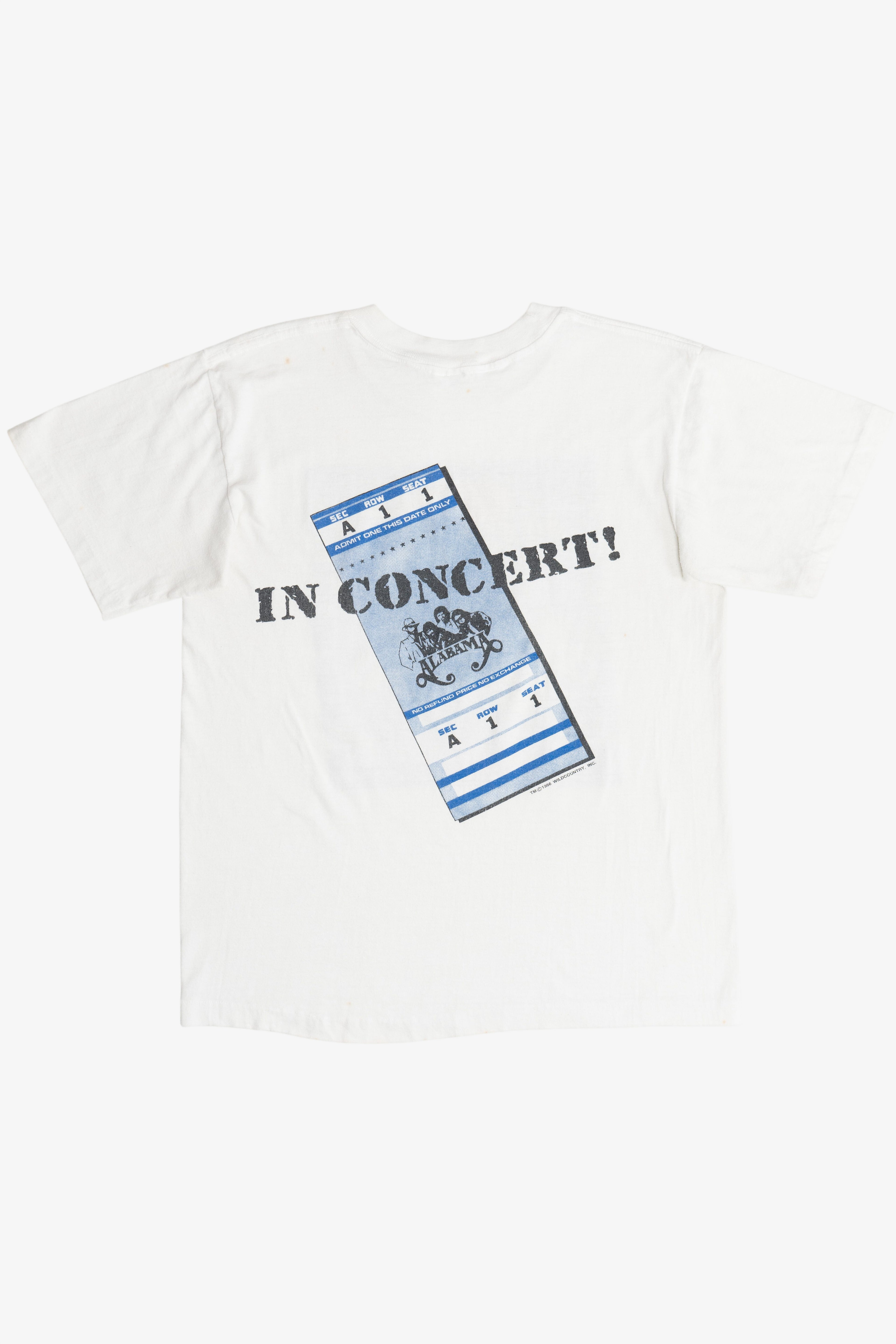 Vintage Alabama "In Concert!" Band T-Shirt (1980s)