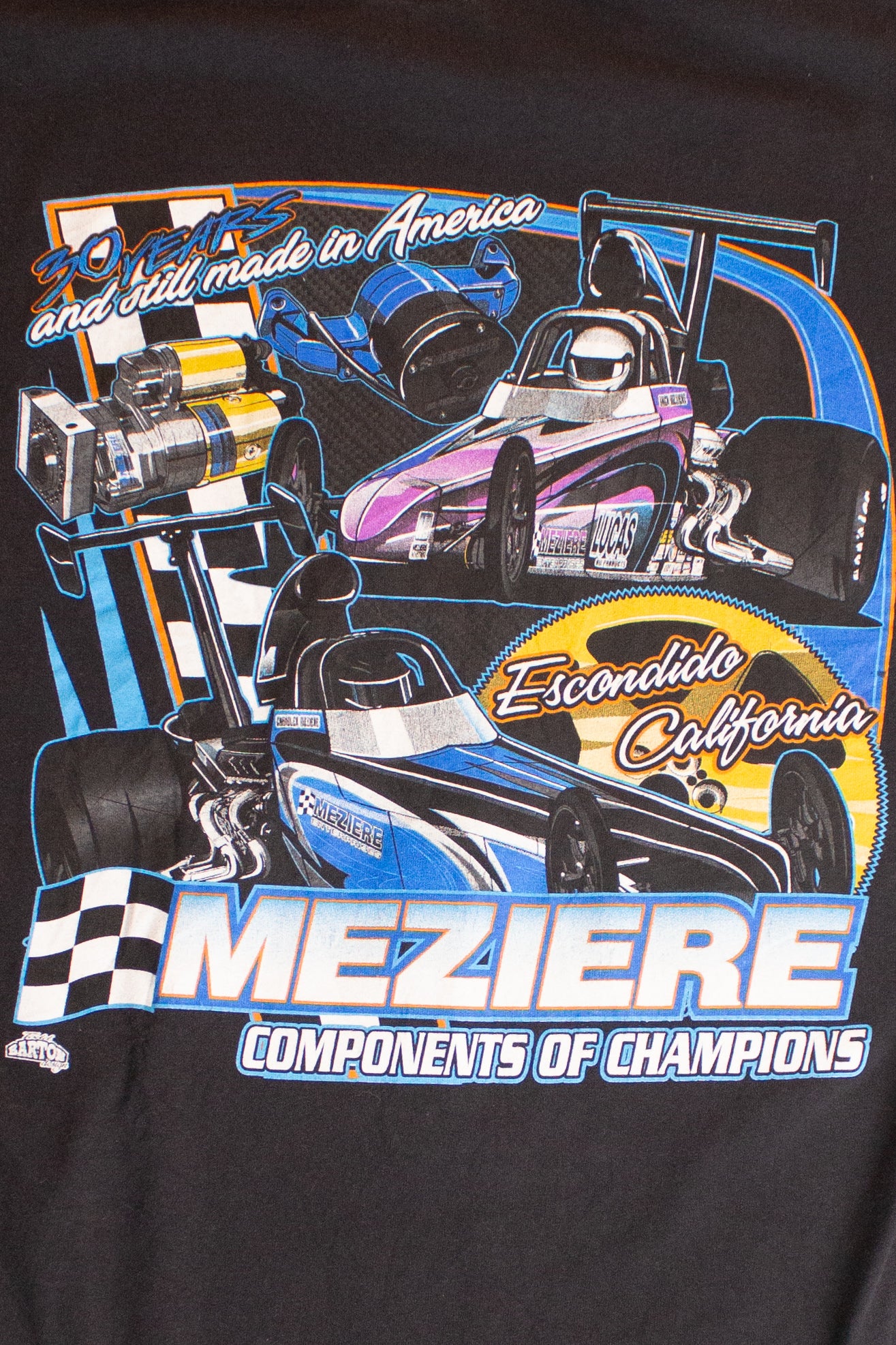Vintage Meziere Components Racing T-Shirt (2000s)