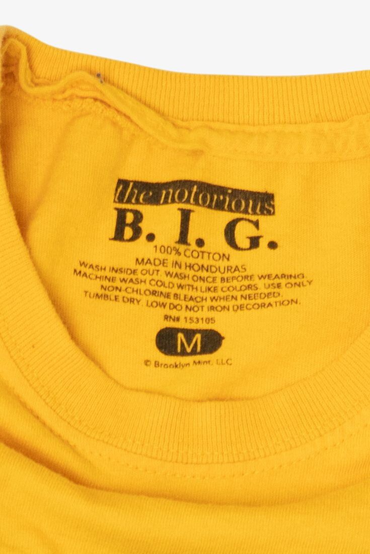 Yellow The Notorious B.I.G. T-Shirt (2020s)