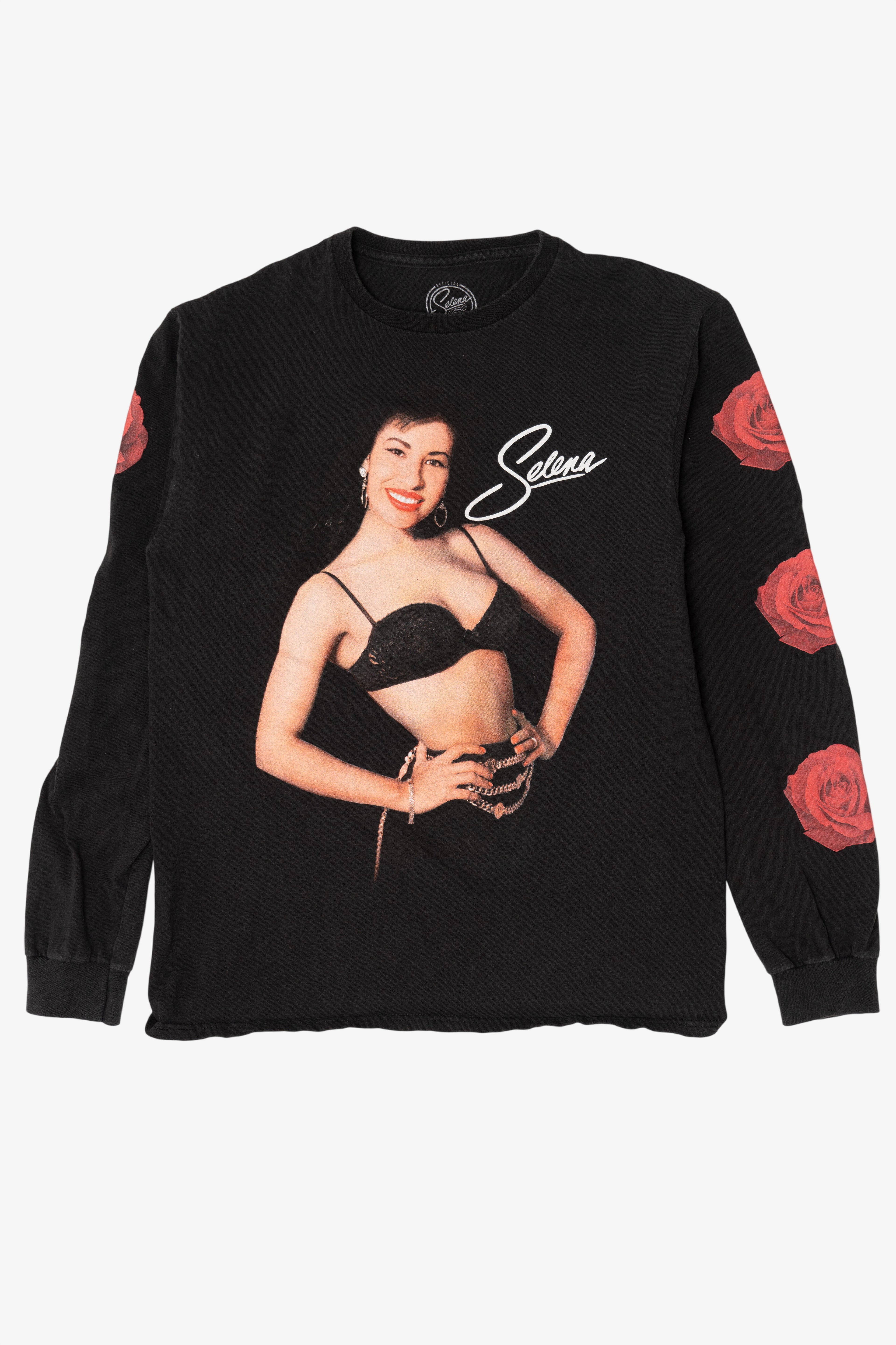 Black Selena Long Sleeve T-Shirt (2010s)