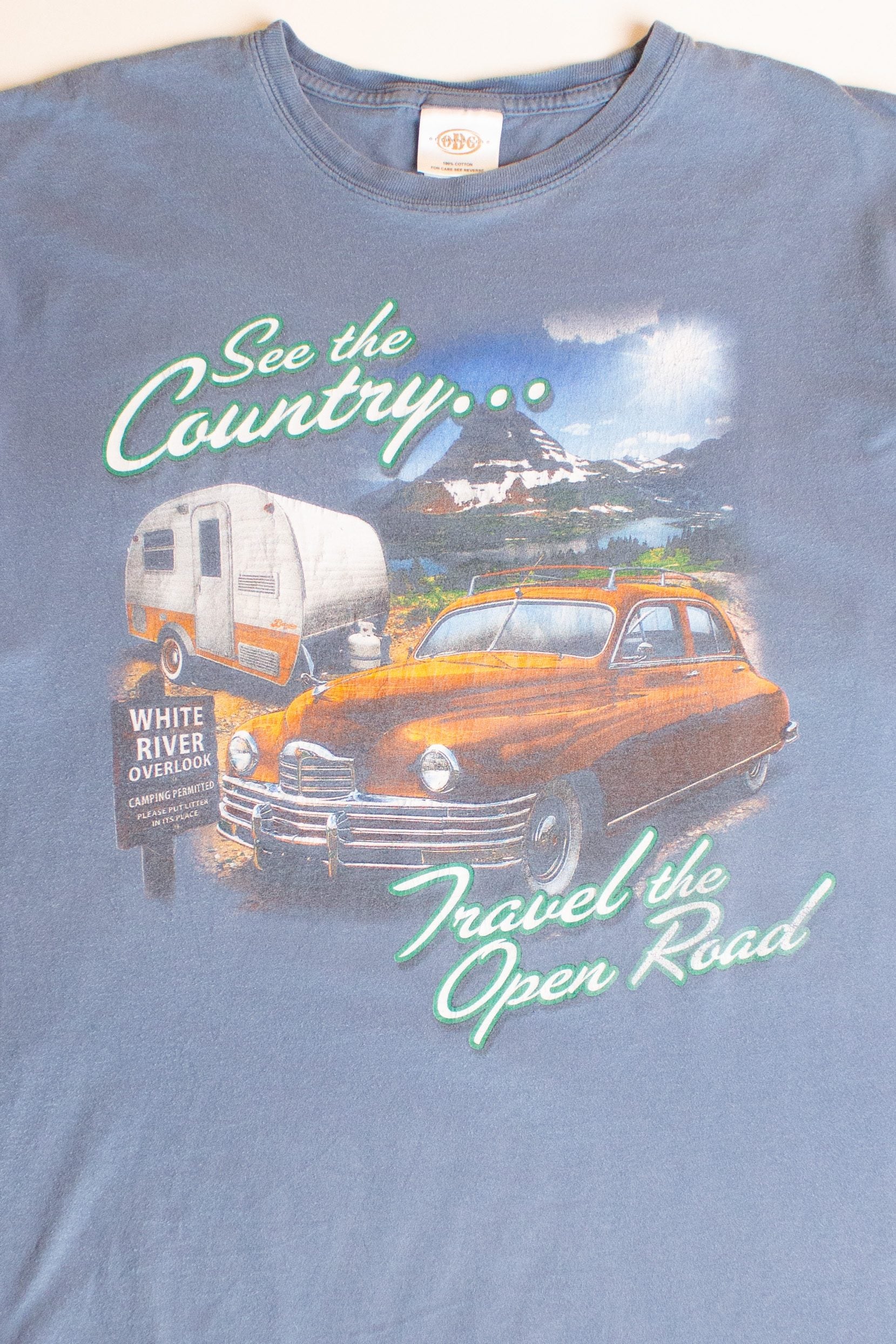 "Travel The Open Road" T-Shirt (2000s)