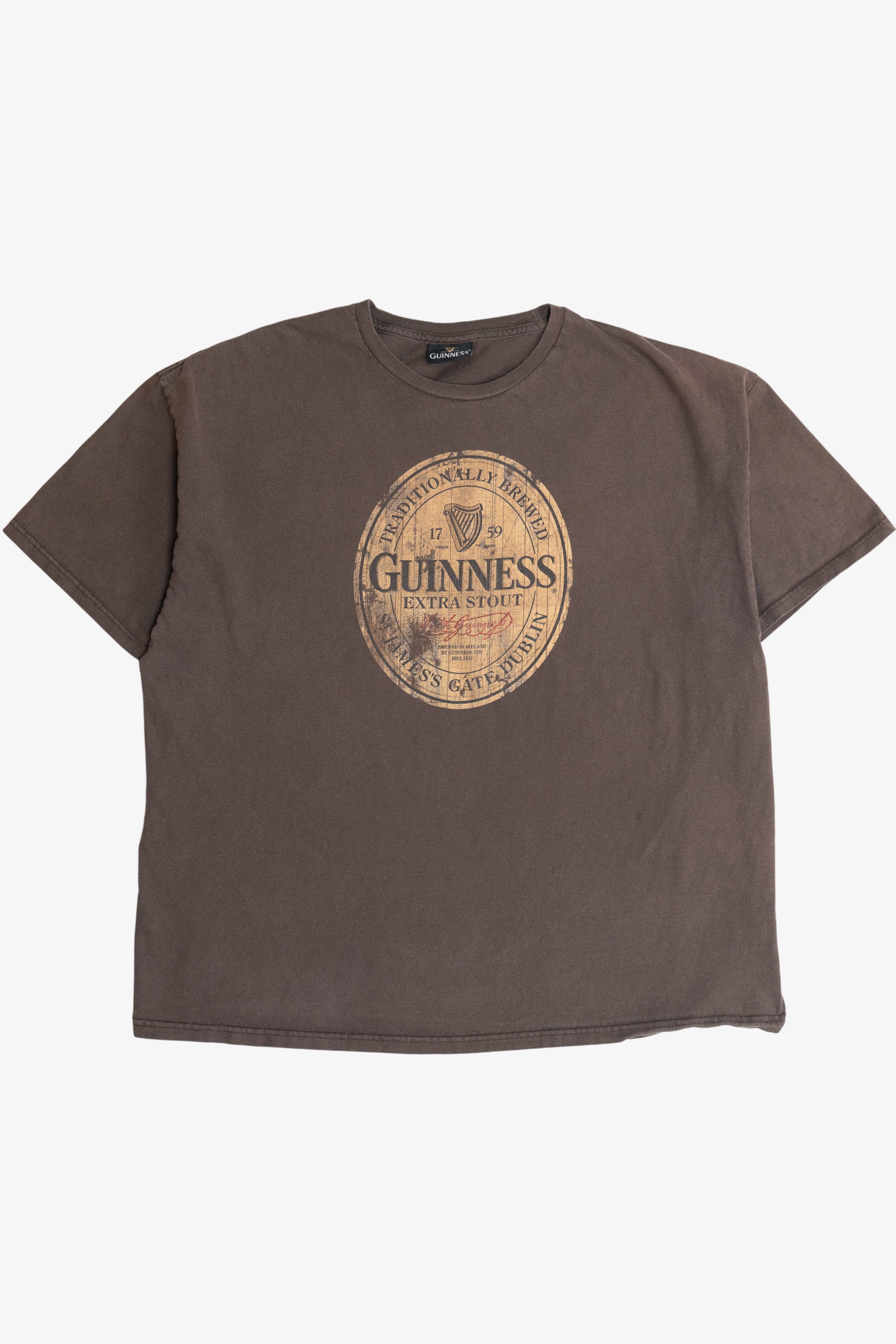 Guinness Extra Stout Beer Logo T-Shirt (2010s)