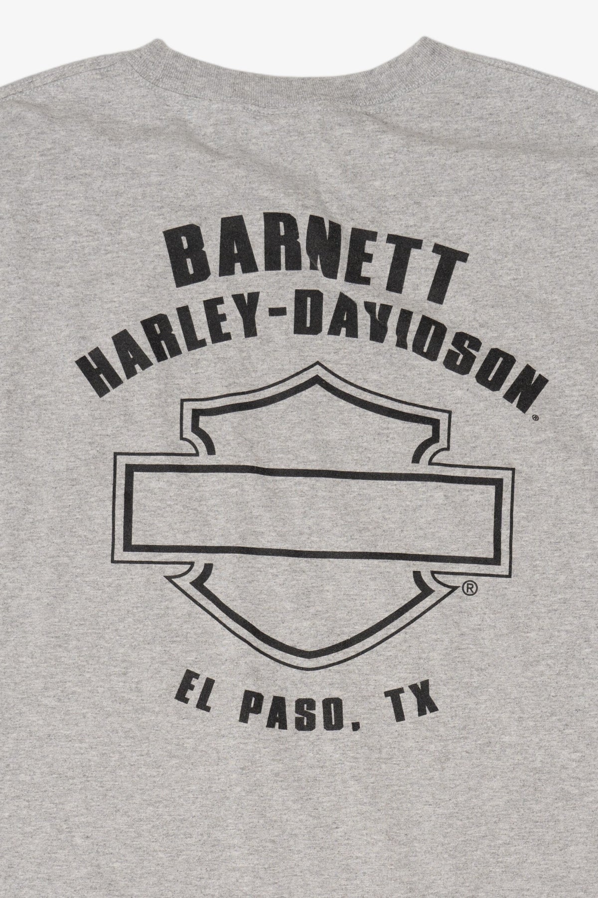 Gray Harley Davidson Barnett El Paso, Texas T-Shirt (2010s)