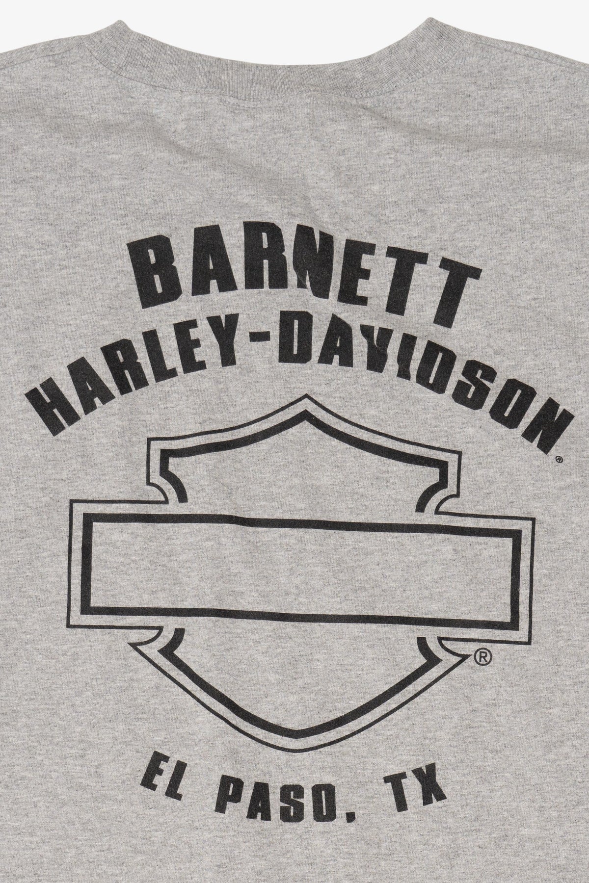 Gray Harley Davidson Barnett El Paso, Texas T-Shirt (2010s)