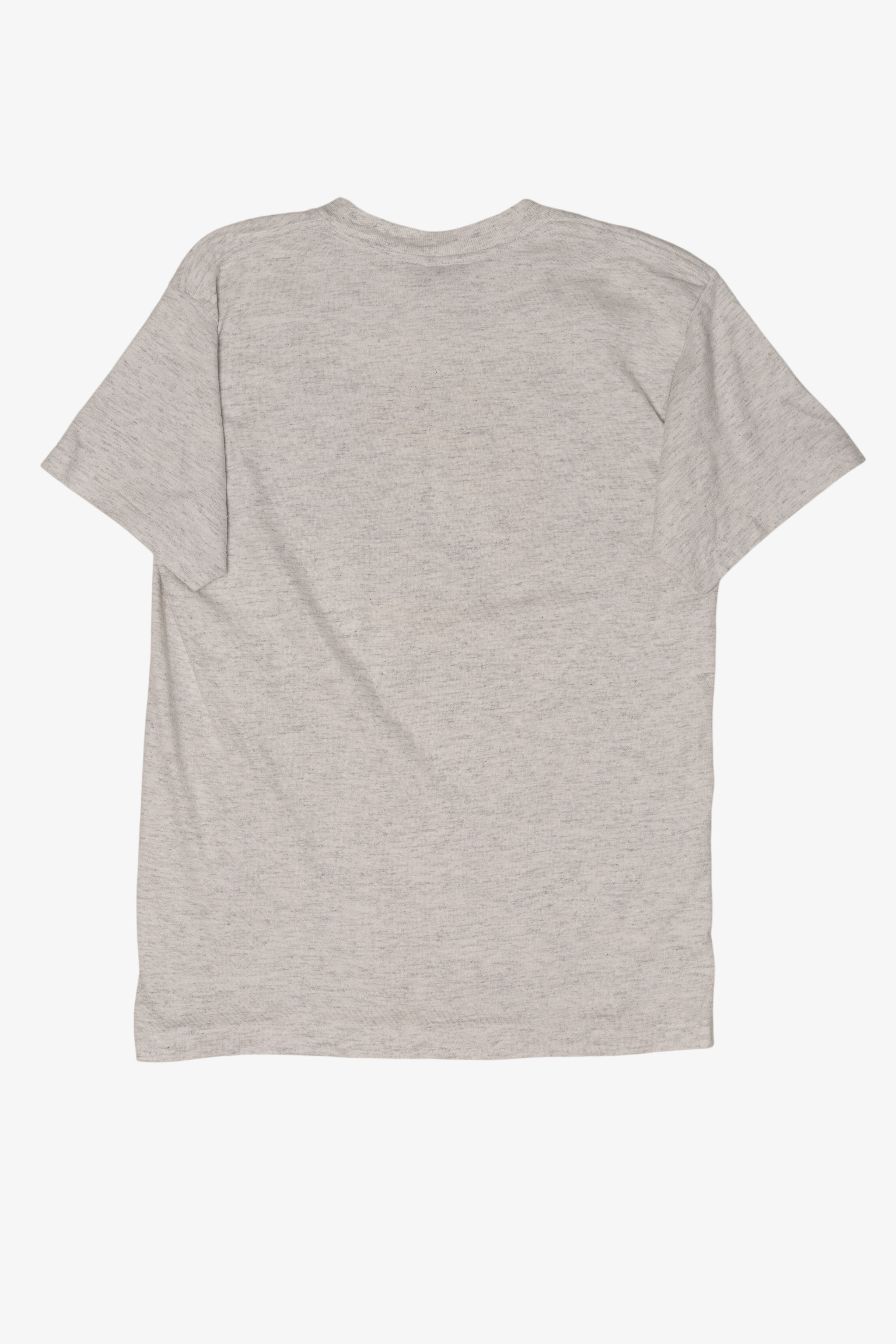 Vintage Light Gray Sun Set Hills Fun Run Seagulls T-Shirt (1990s)