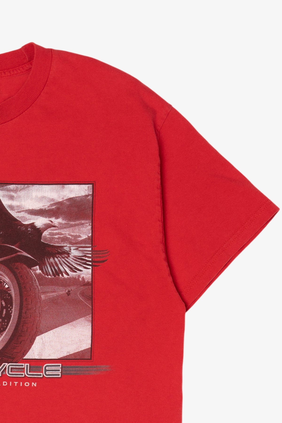 Red "Motorcycle An American Tradition" T-Shirt (2010s)