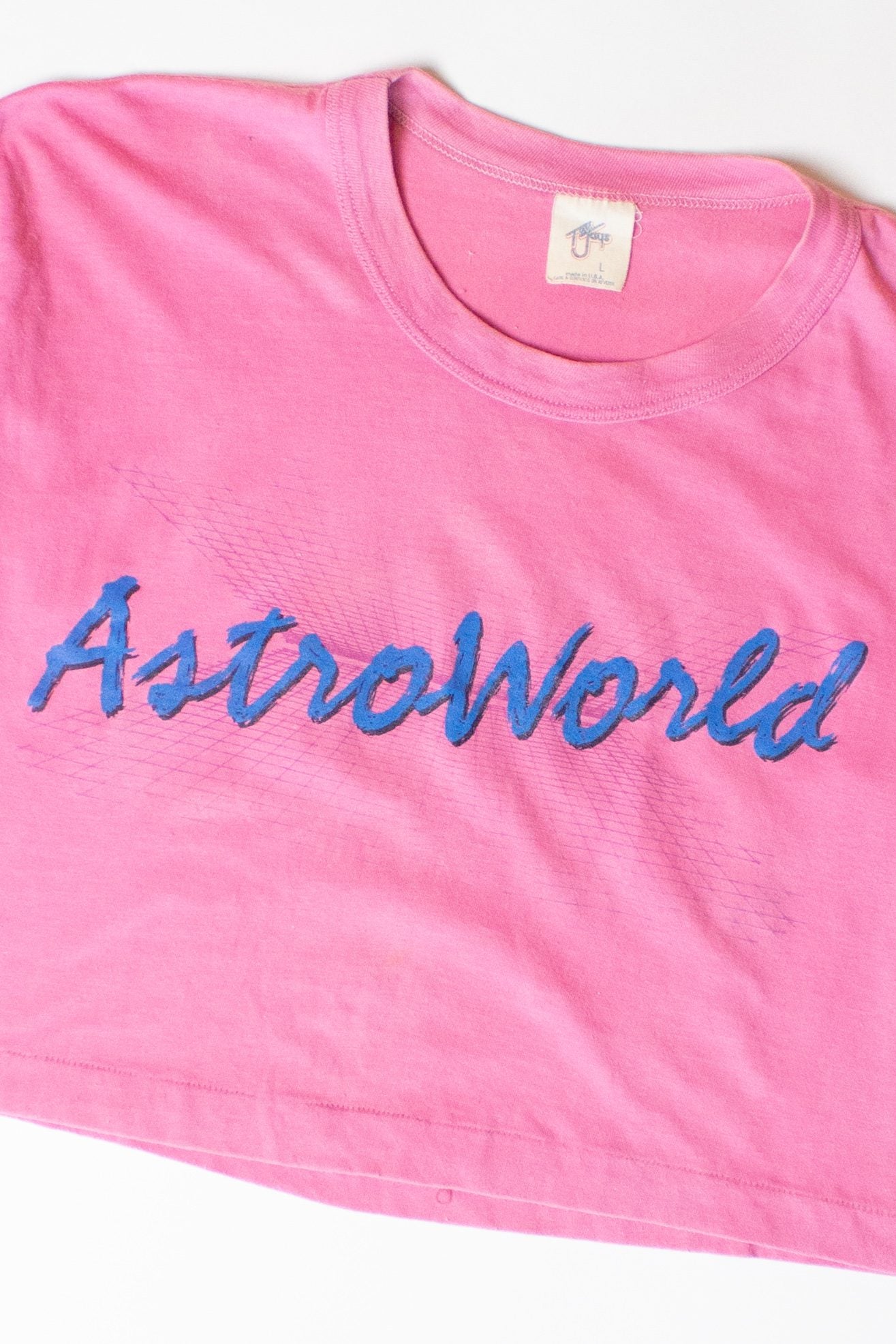 Vintage Cropped Astroworld Single Stitch T-Shirt (1990s)