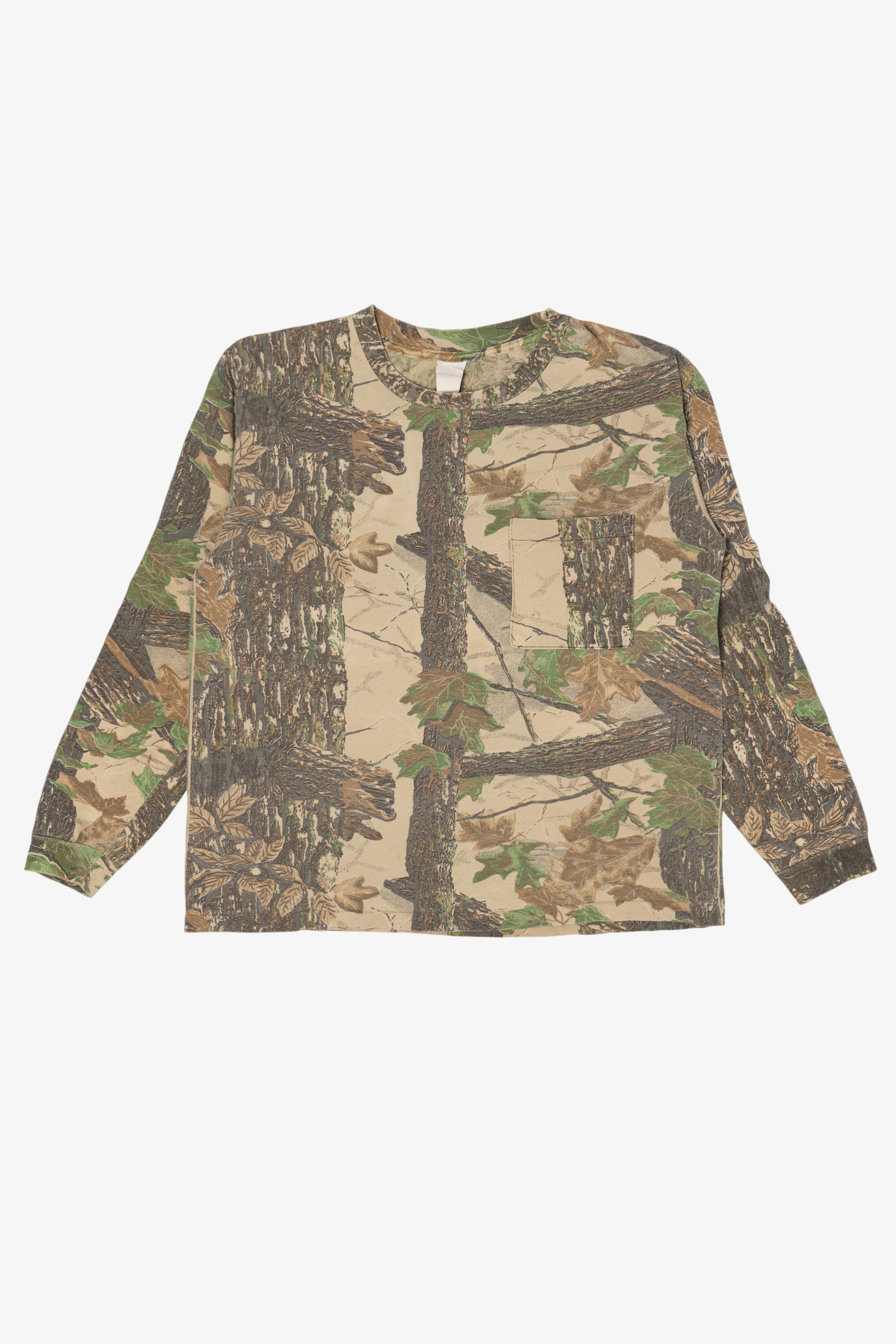 Vintage Camouflage Long Sleeve T-Shirt (1990s)