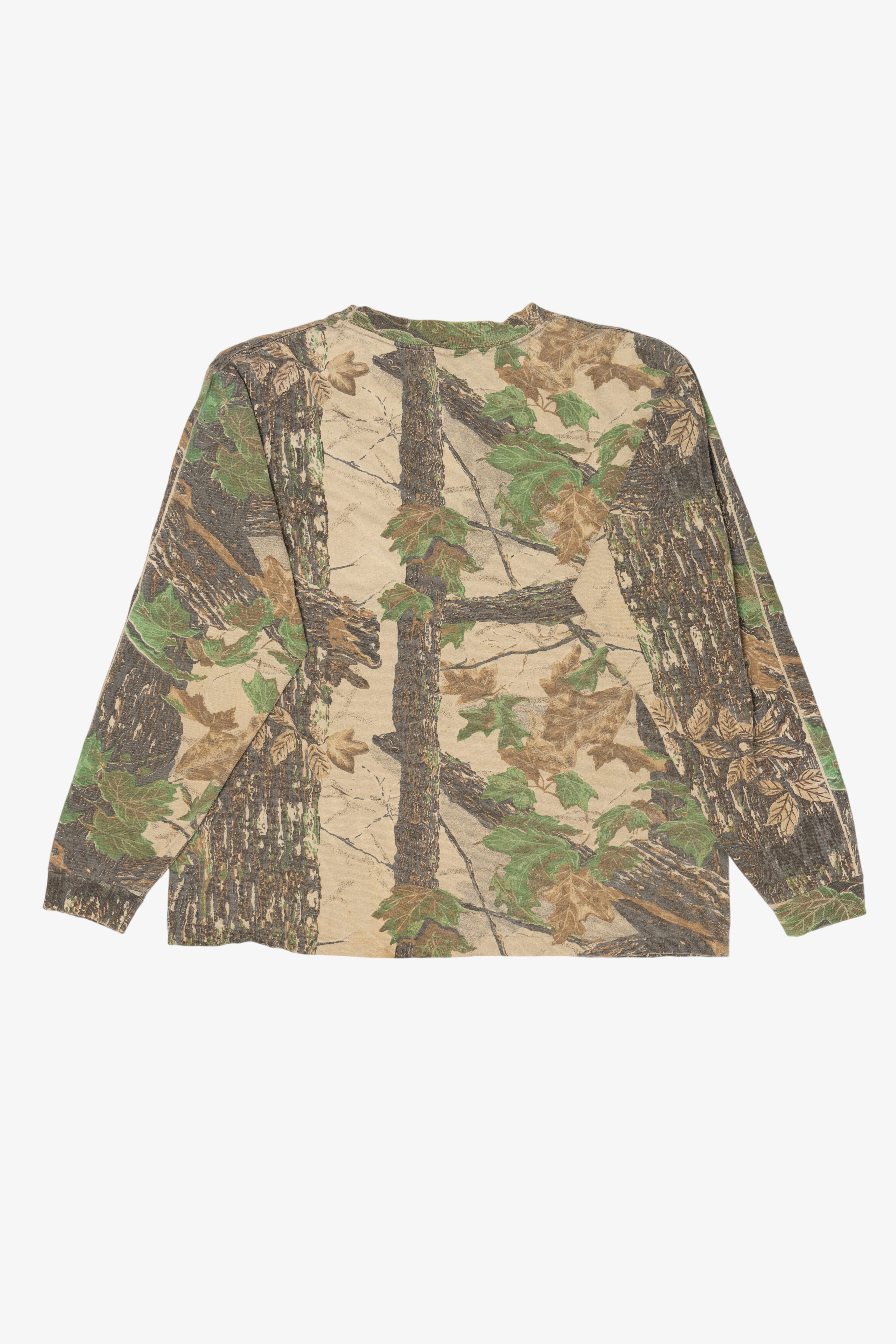 Vintage Camouflage Long Sleeve T-Shirt (1990s)