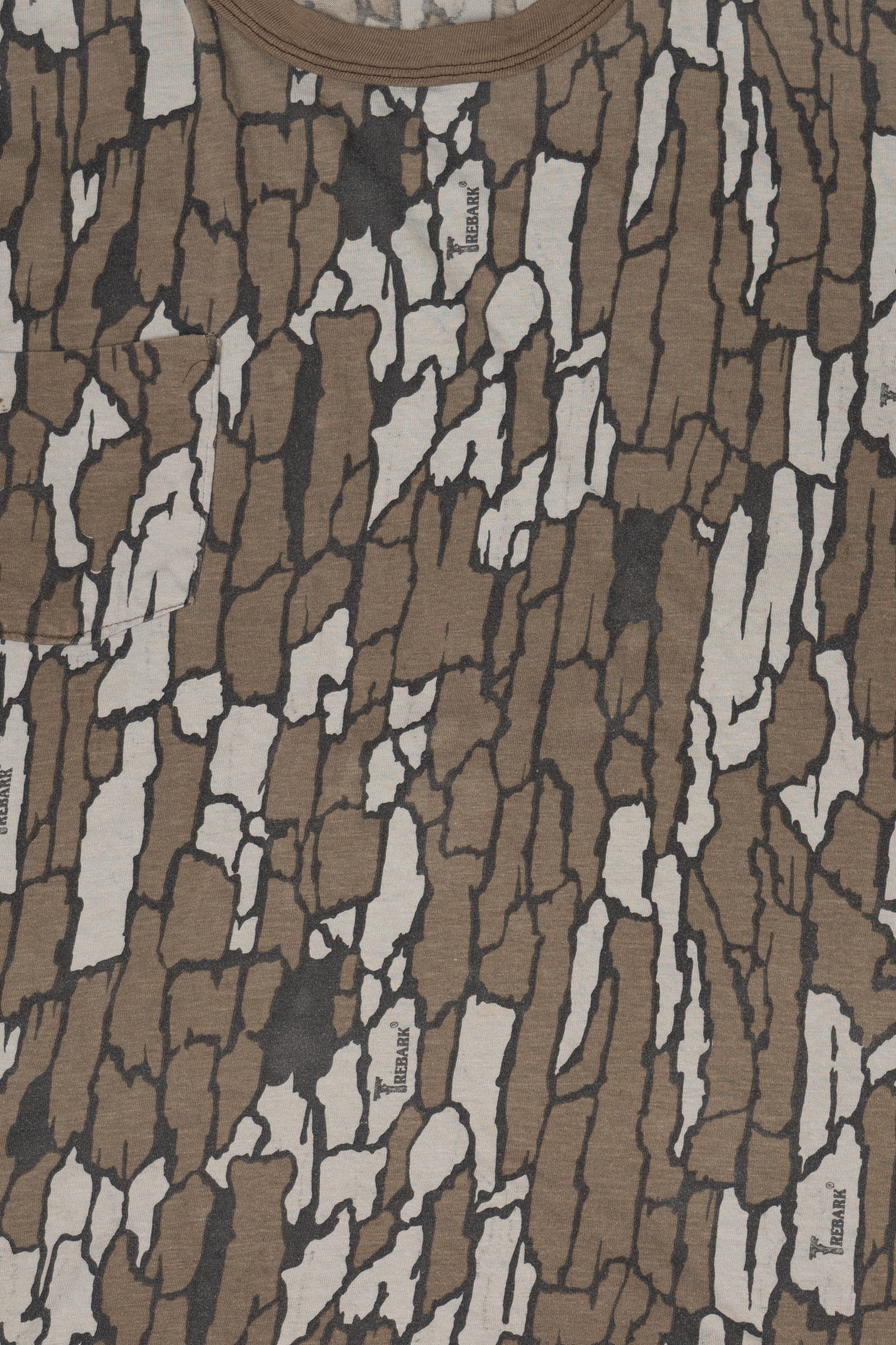 Vintage Bark Camouflage Long Sleeve T-Shirt (1990s)