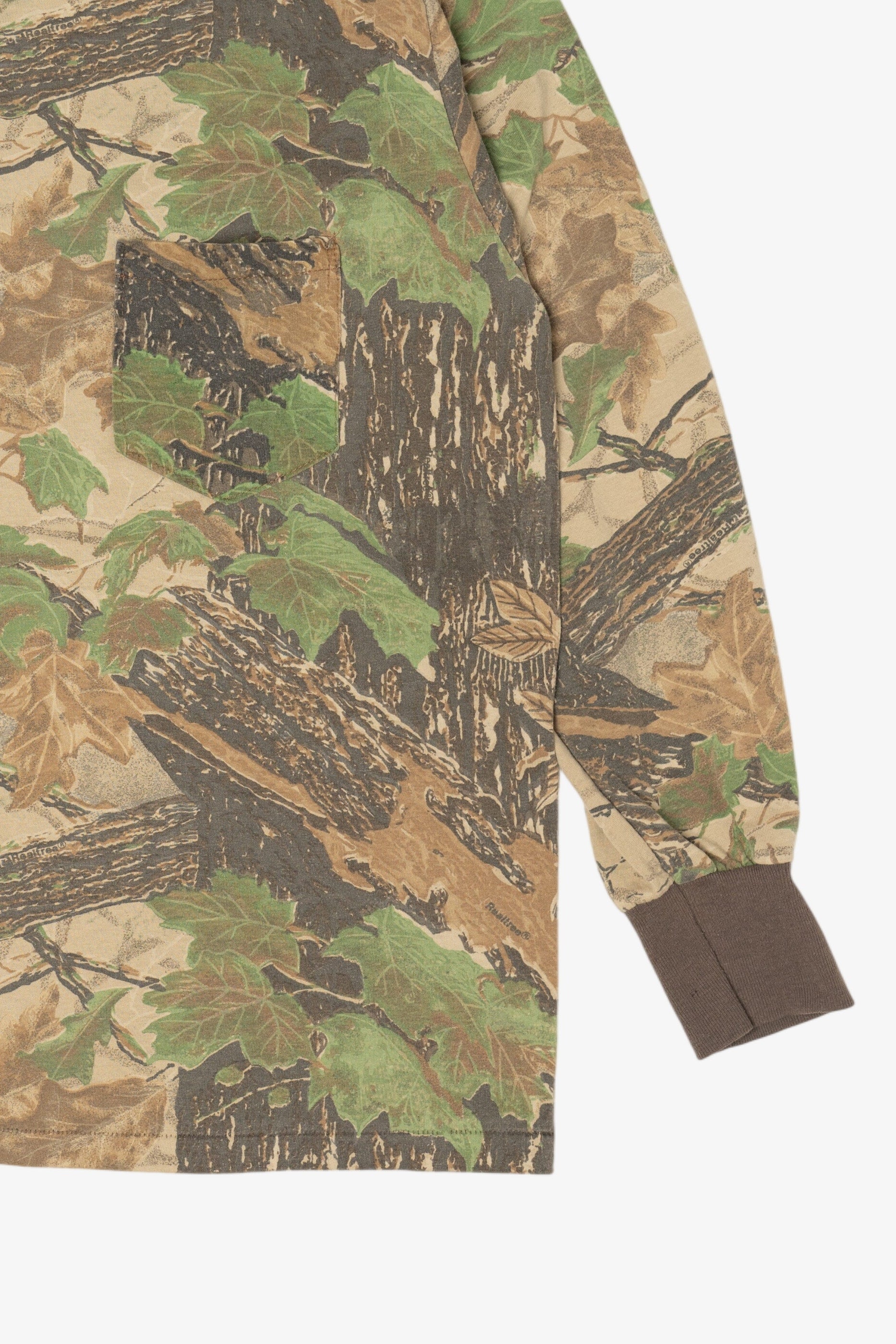 Vintage Camouflage Long Sleeve T-Shirt (1990s)
