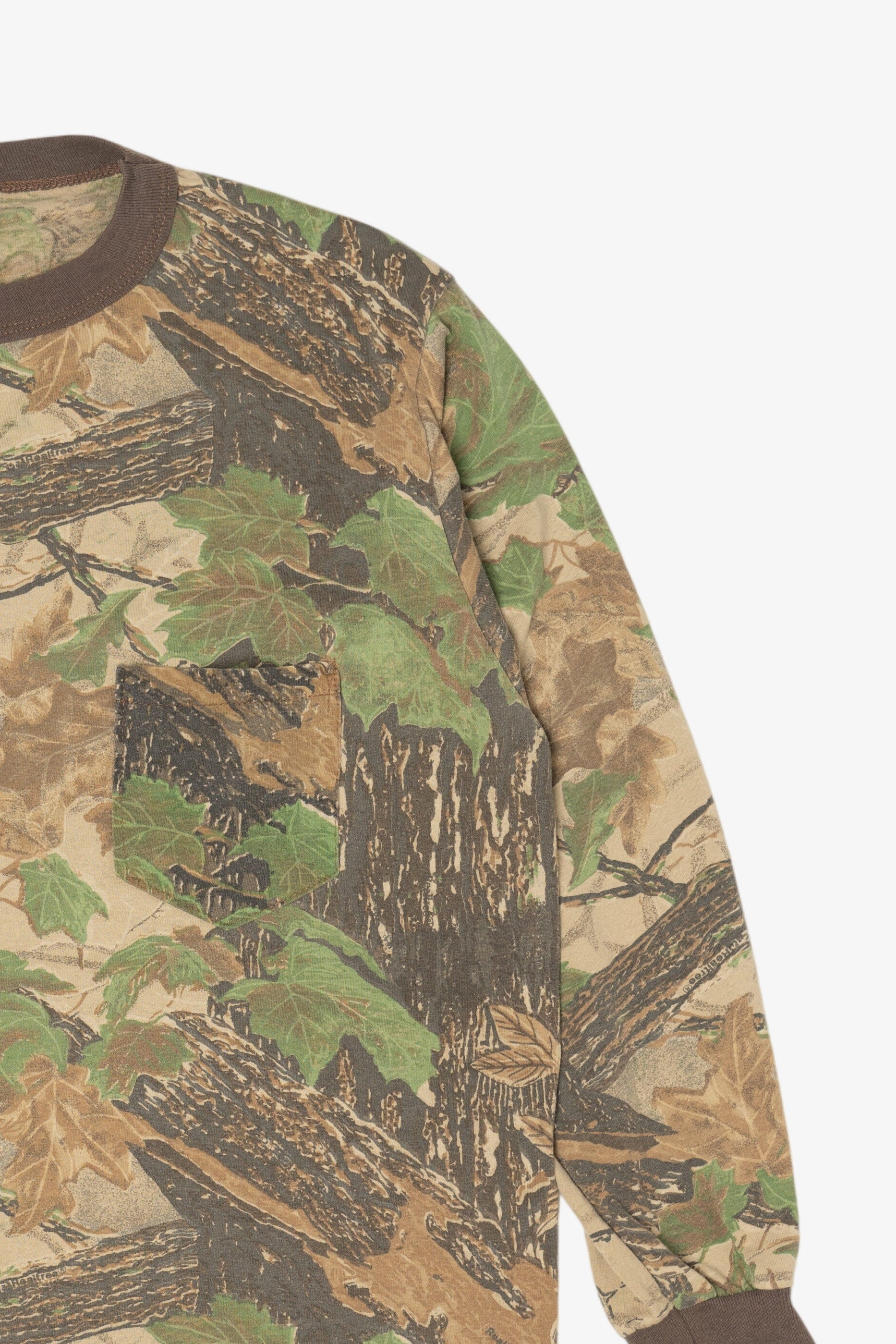 Vintage Camouflage Long Sleeve T-Shirt (1990s)