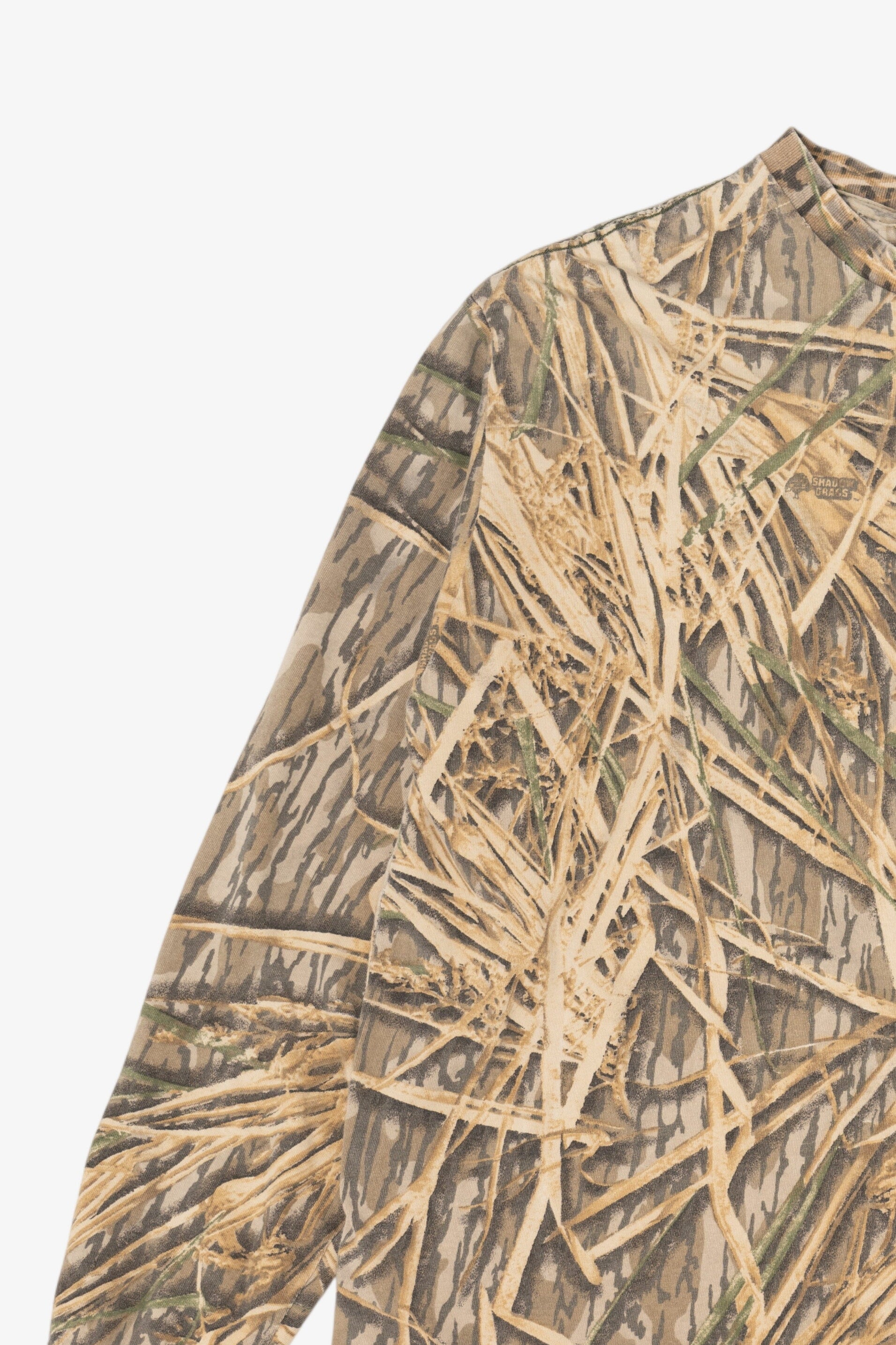 Vintage Mossy Oak Camouflage Pocket Long Sleeve T-Shirt (1990s)