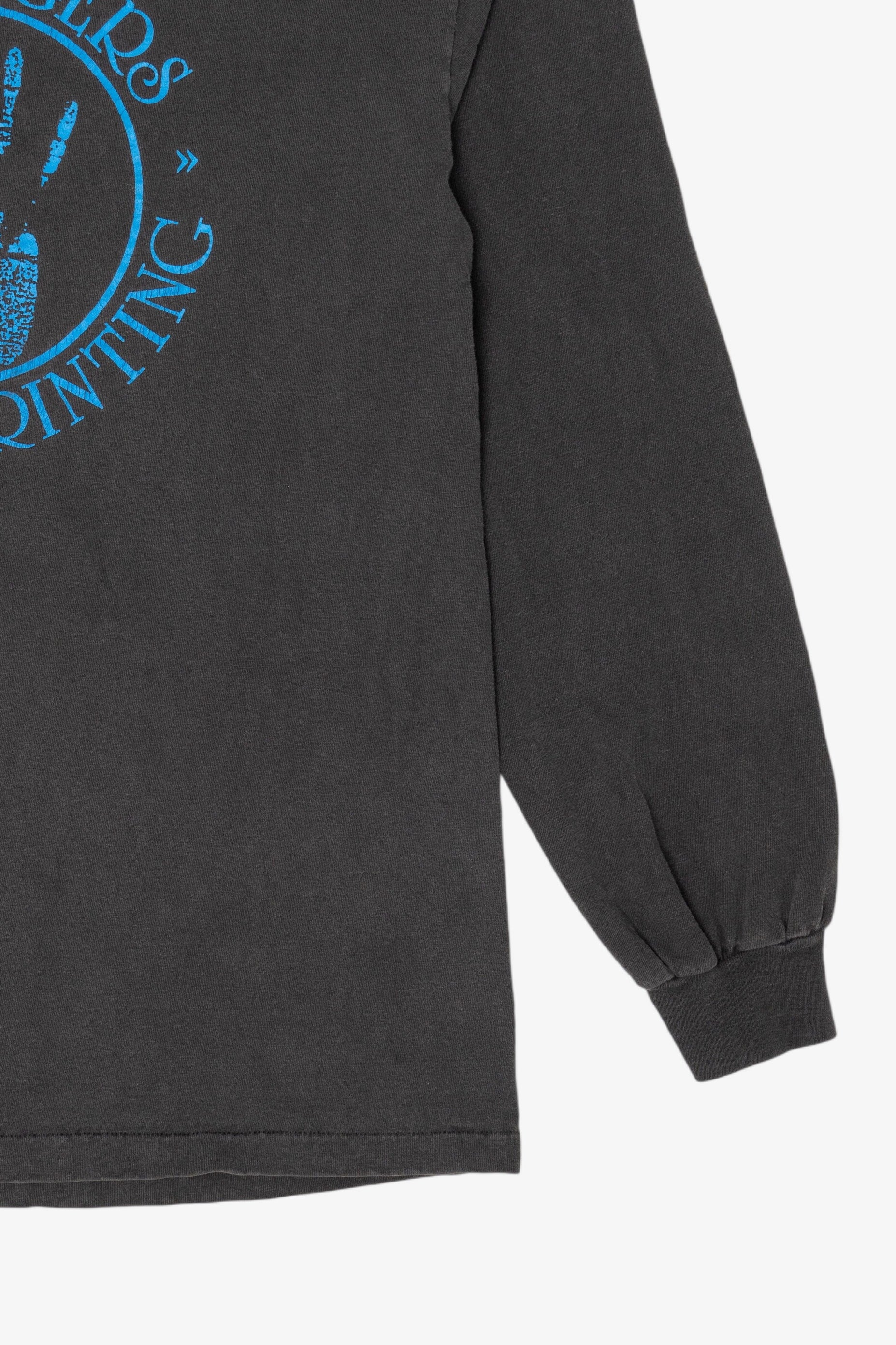 Vintage Inky Fingers Screenprinting Long Sleeve T-Shirt (1980s)