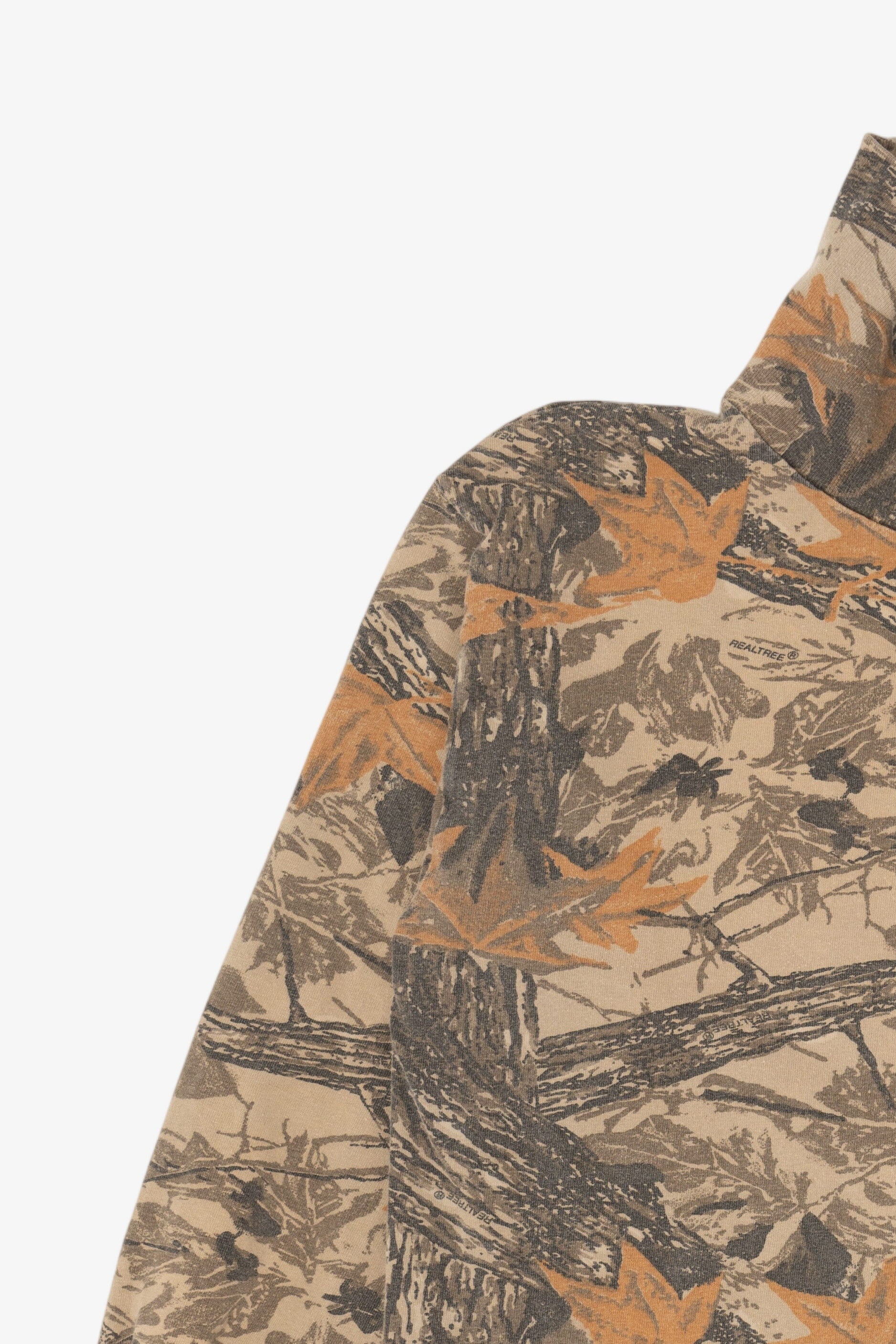 Vintage Red Head Camouflage Long Sleeve Turtleneck T-Shirt (1990s)