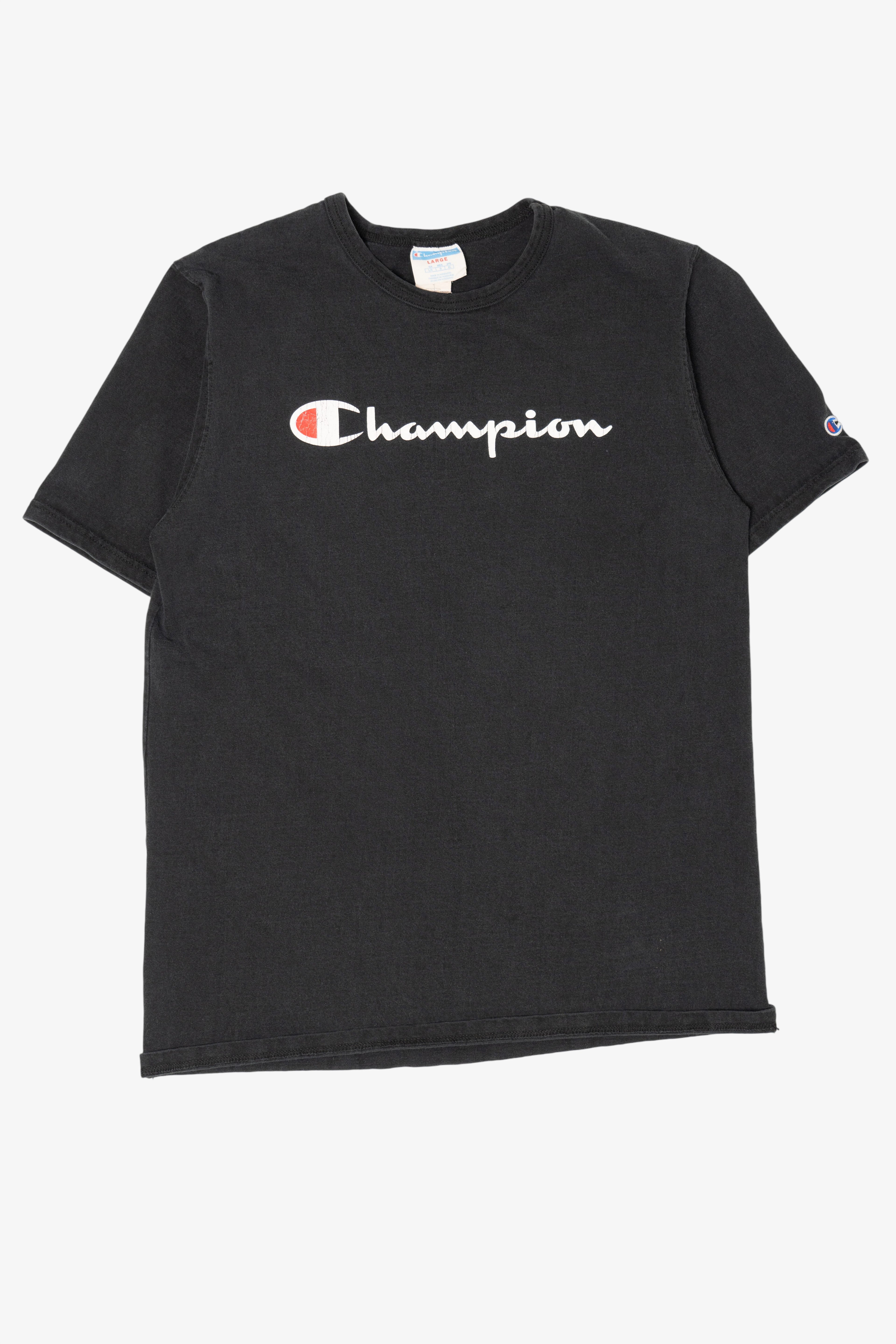 Vintage Black Champion T-Shirt (1990s)