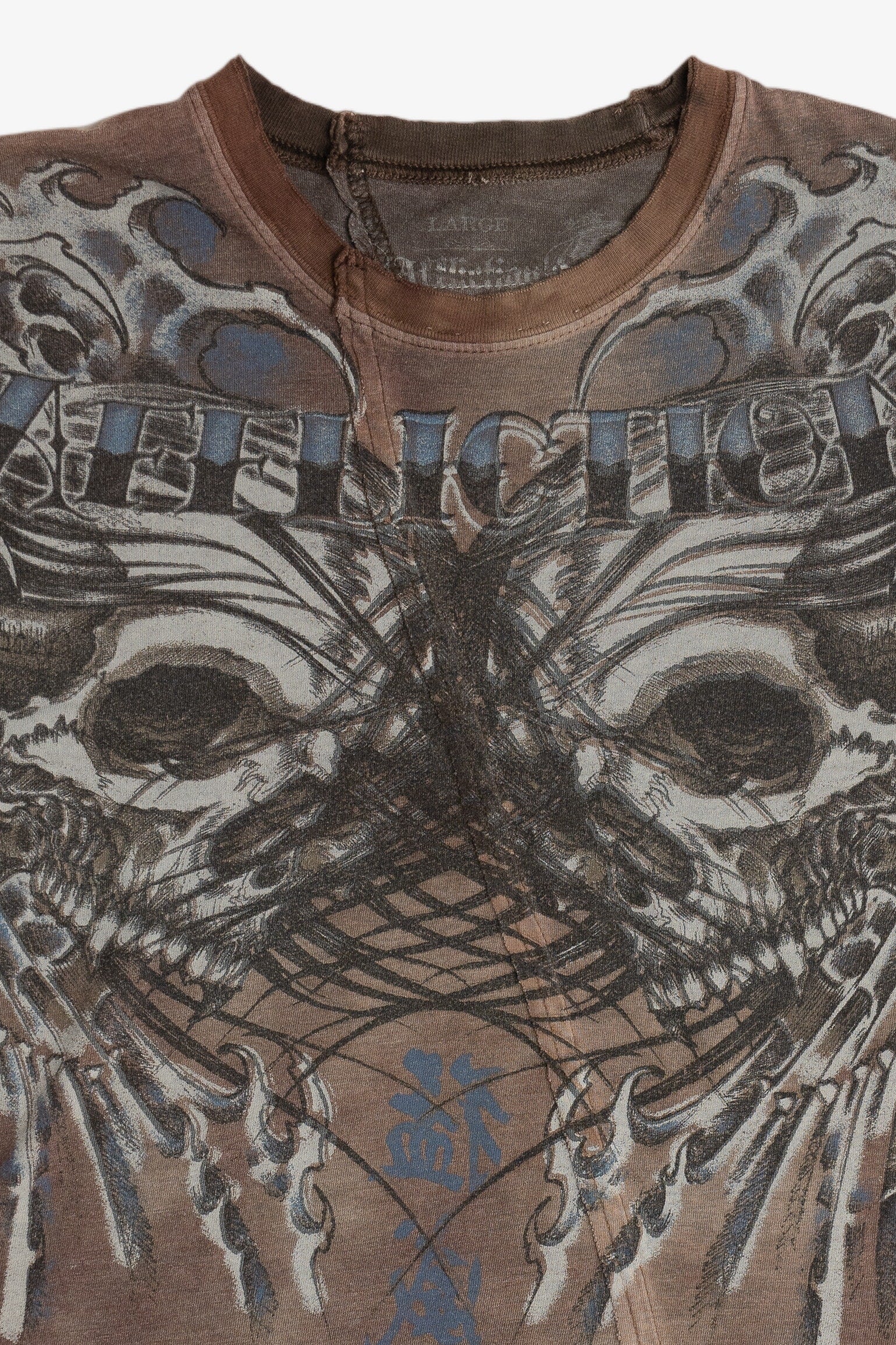 Affliction Wings Distressed T-Shirt (2010s)