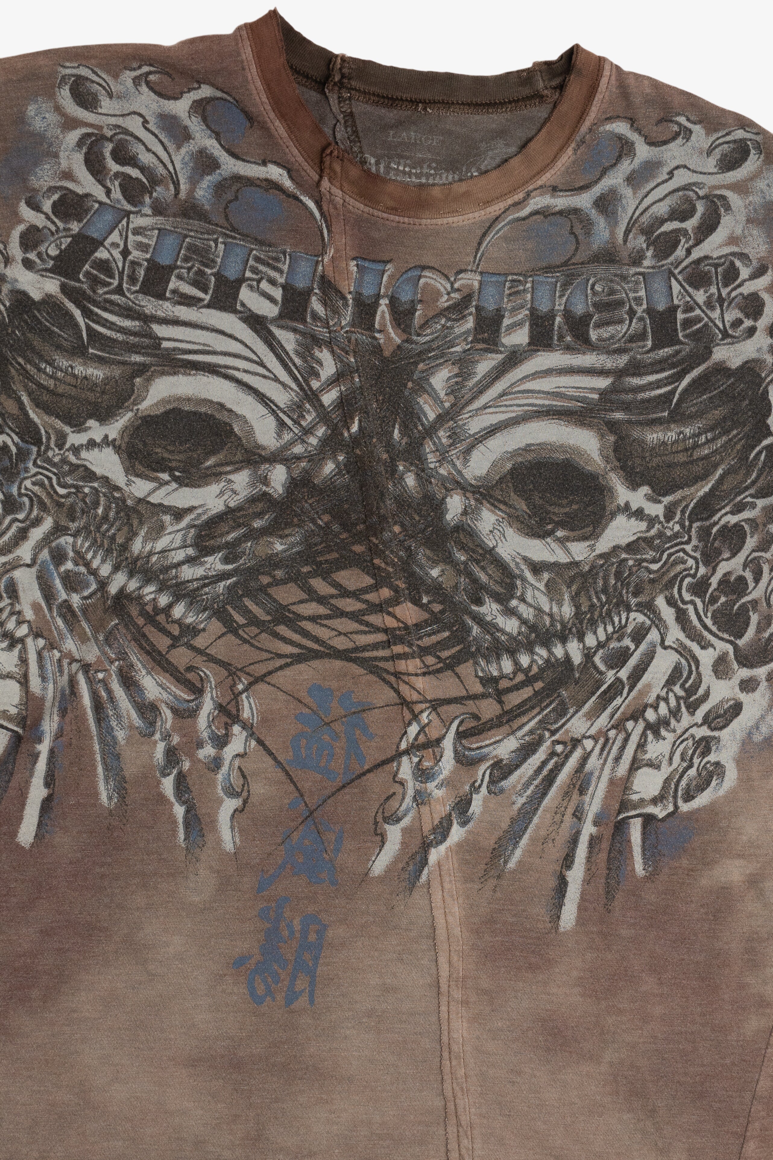 Affliction Wings Distressed T-Shirt (2010s)