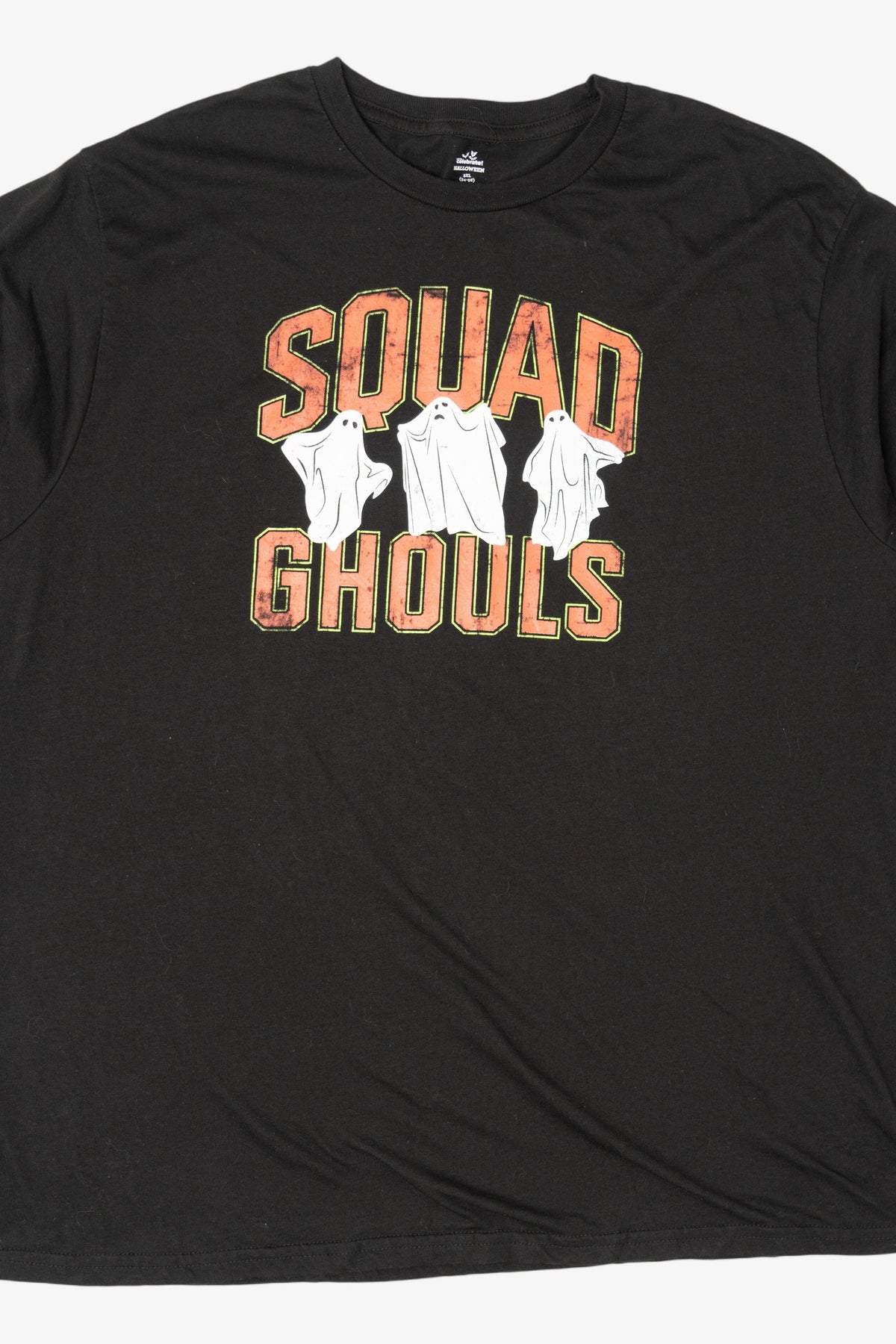 Recycled "Squad Goals" Ghosts Halloween Black T-Shirt (2020s)