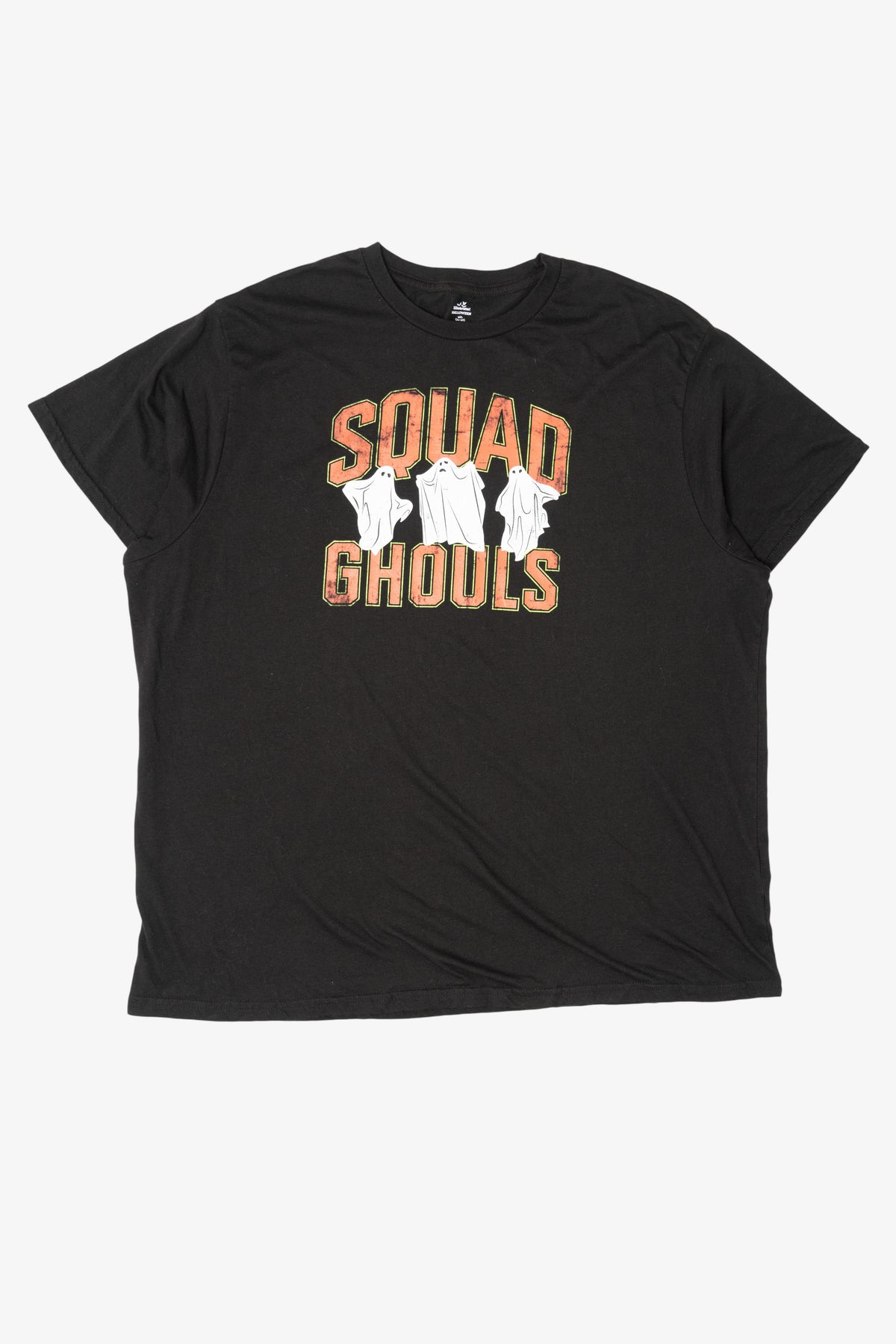 Recycled "Squad Goals" Ghosts Halloween Black T-Shirt (2020s)