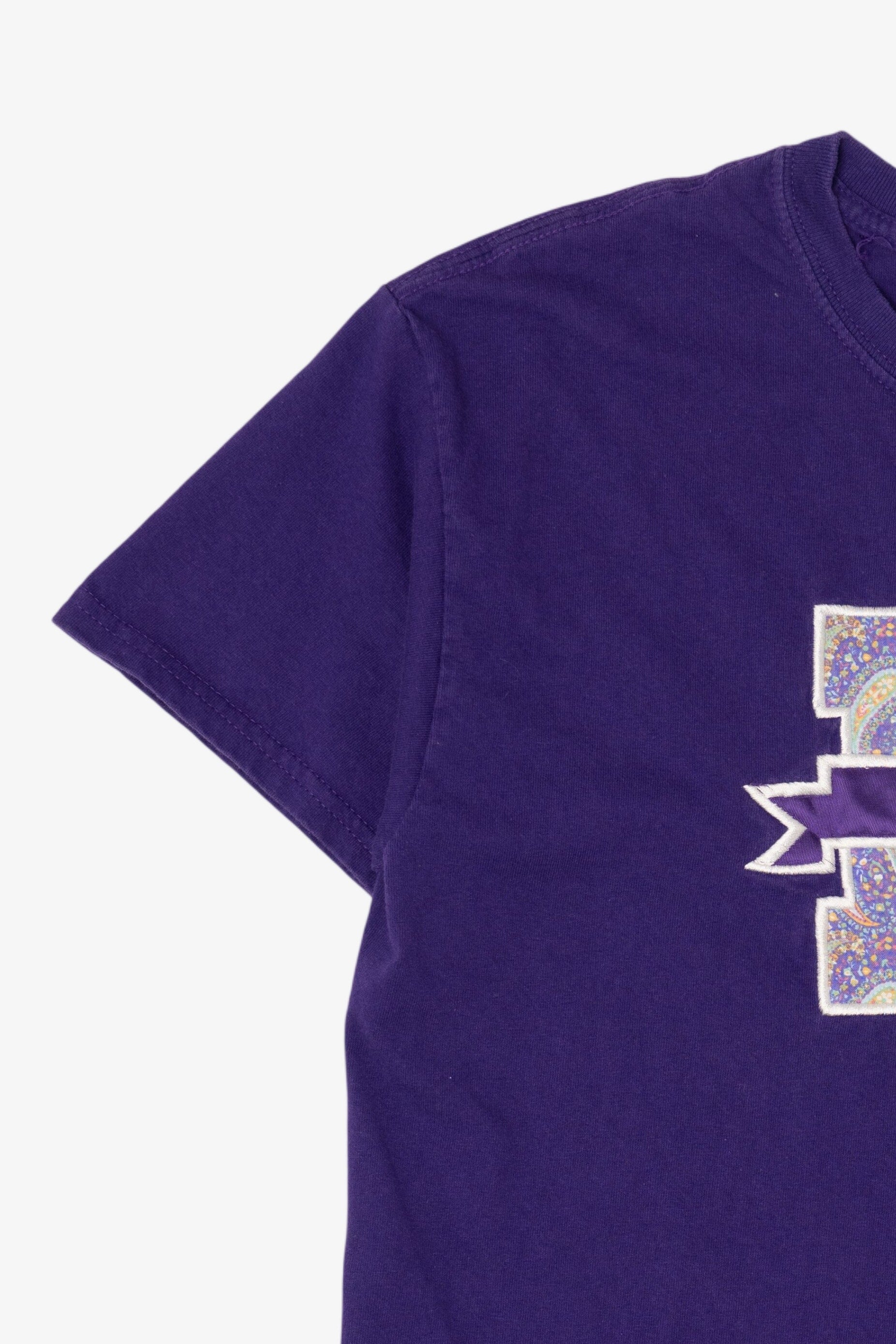 Purple Embroidered "Momo" T-Shirt (2000s)