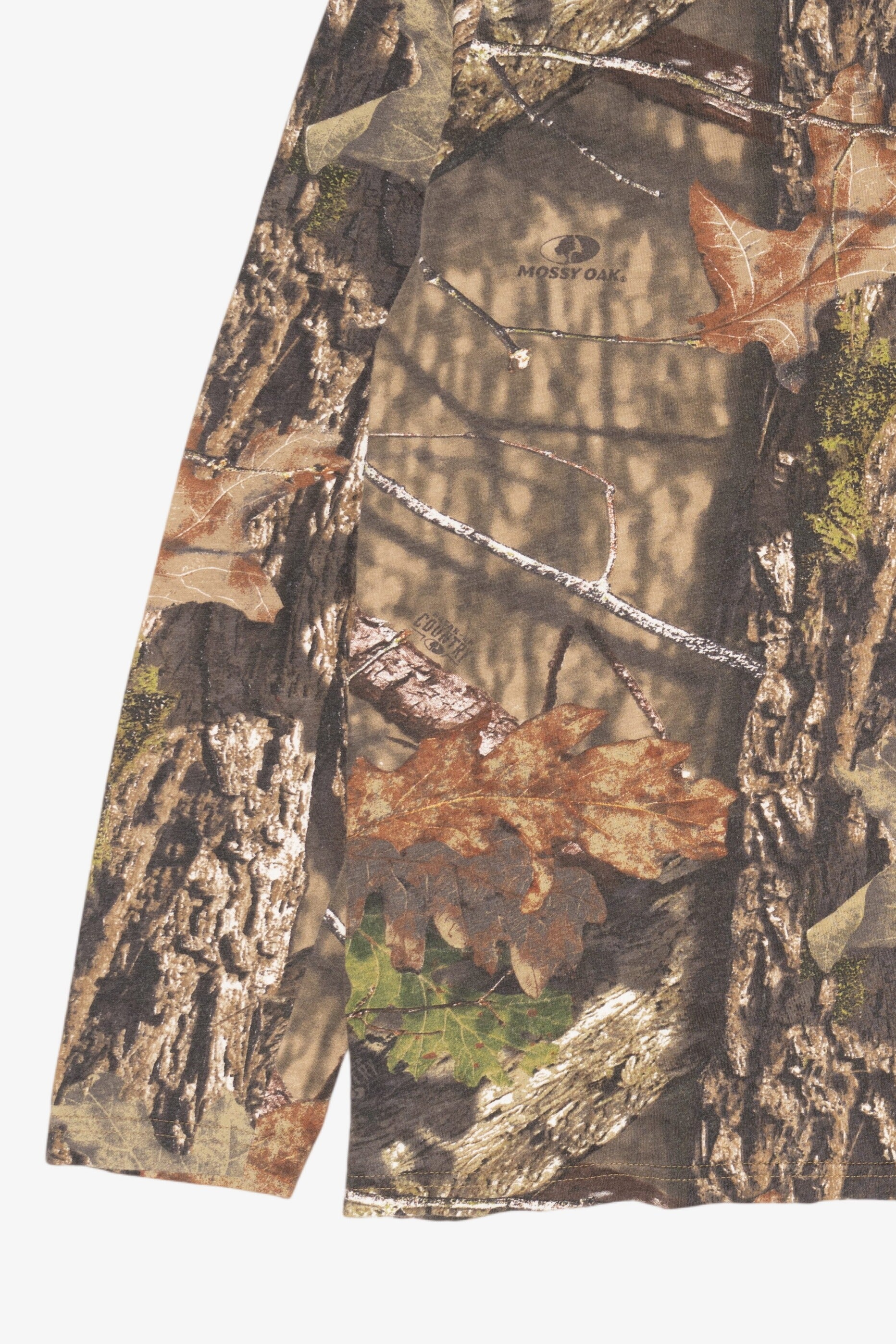 Brown Camouflage Mossy Oak Long Sleeve T-Shirt (2010s)