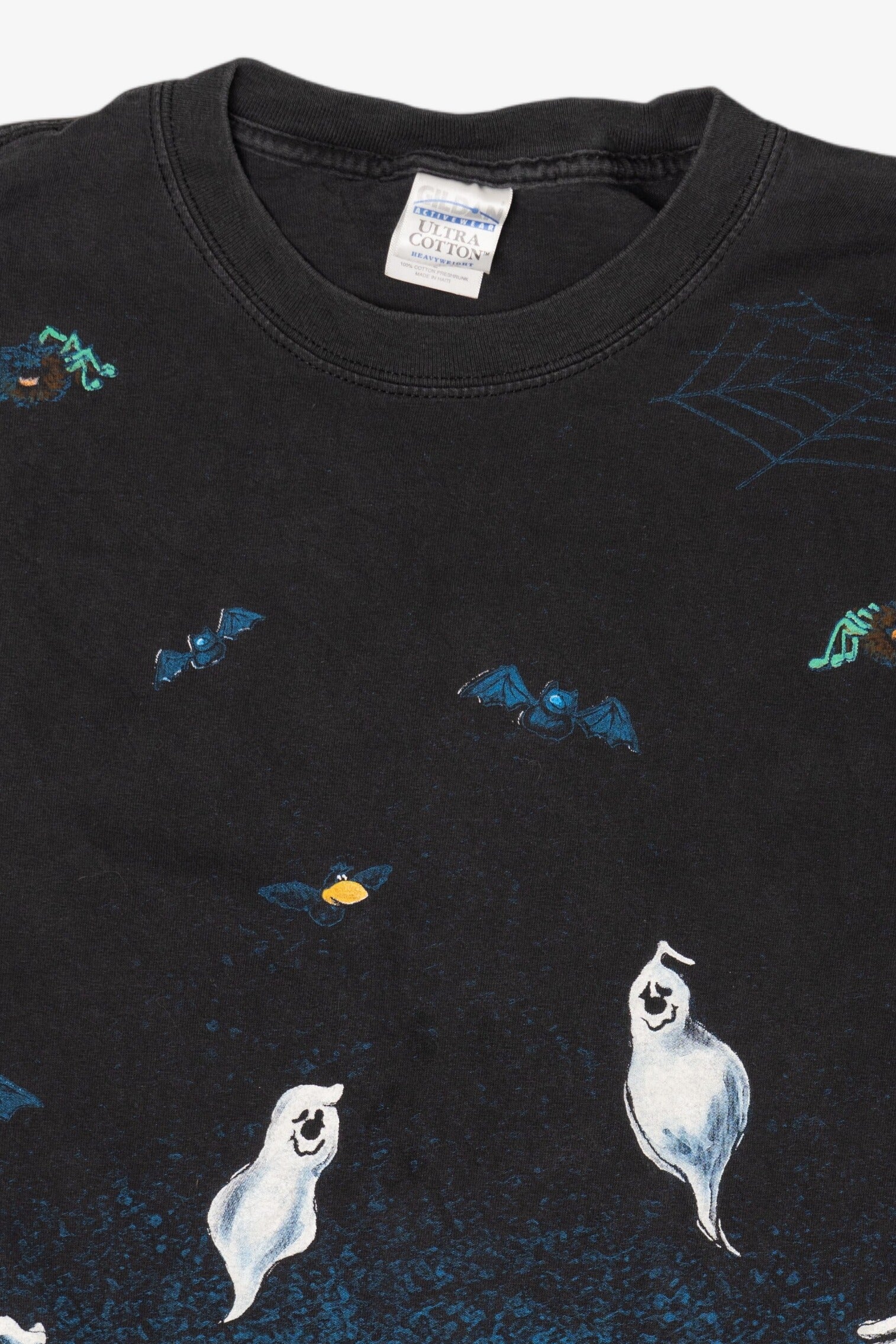 Vintage Ghosts Pumpkins And Bats T-Shirt (1990s)