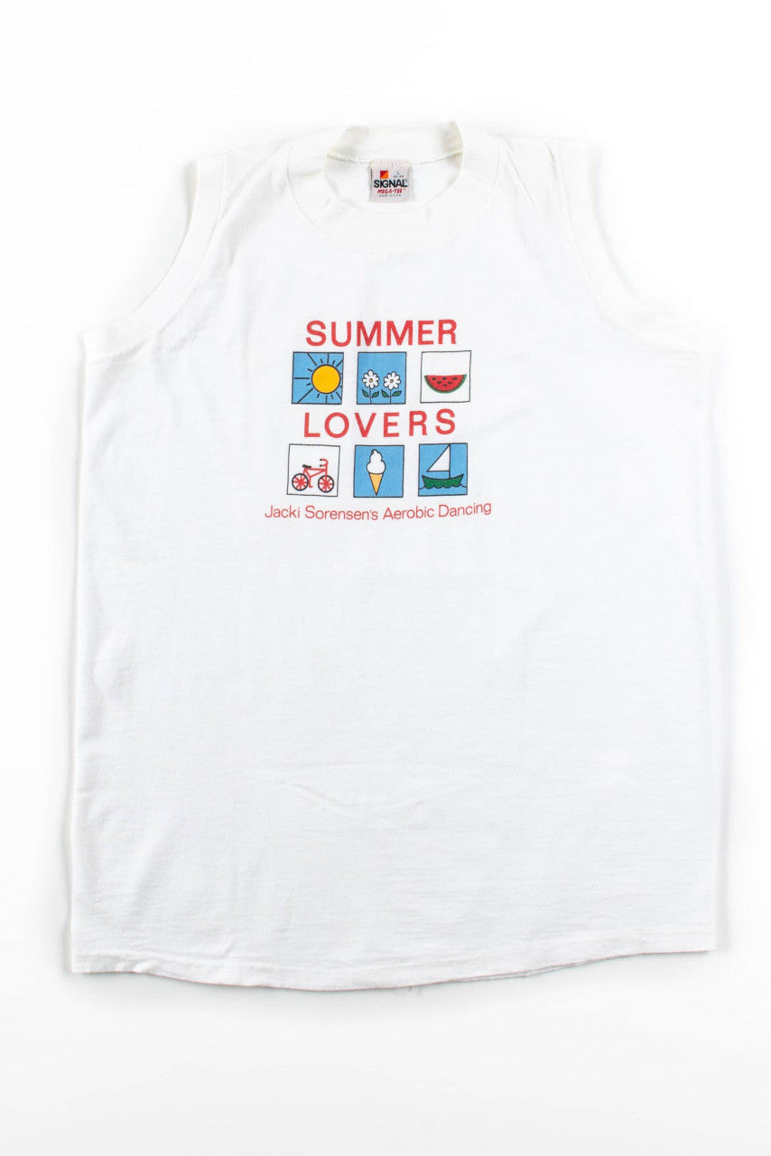 Vintage Summer Lovers Sleeveless T-Shirt