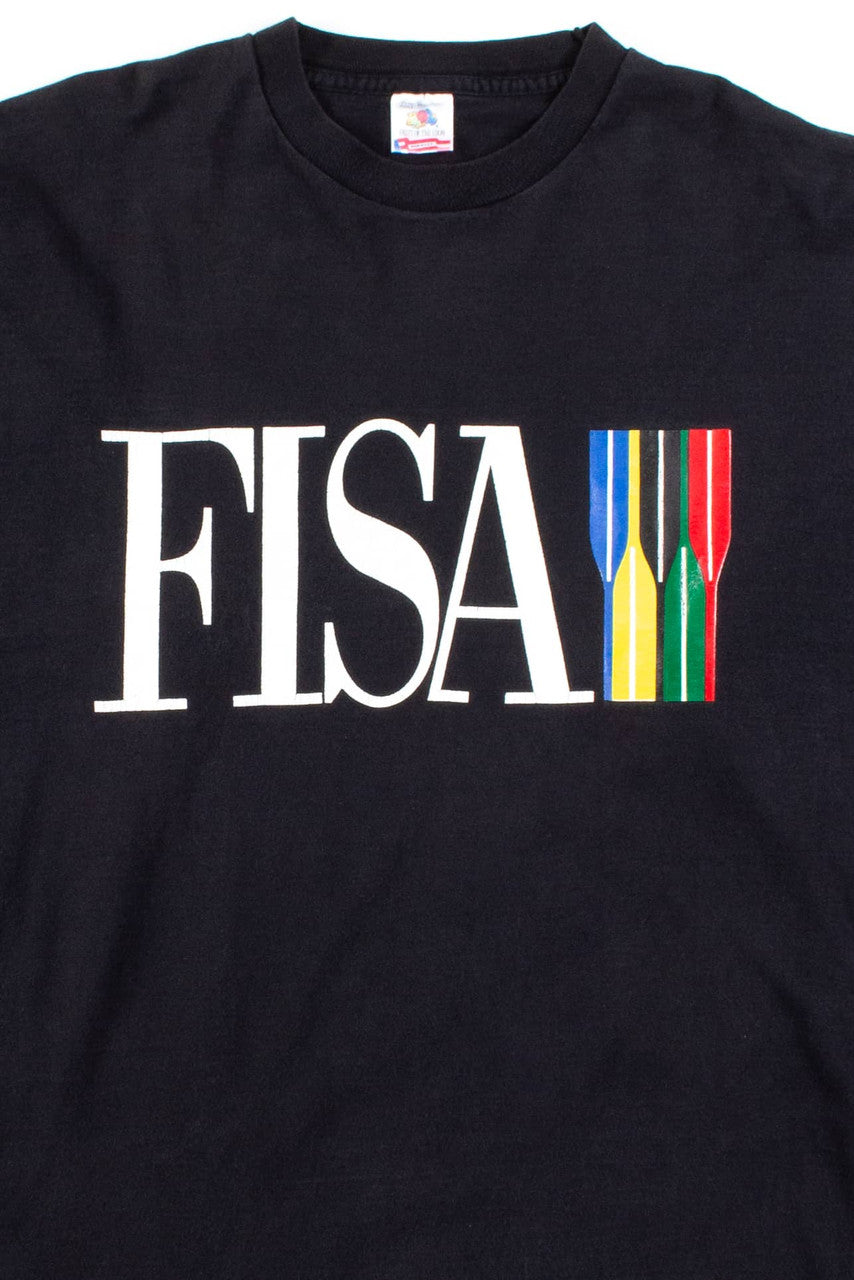 Vintage FISA Rowing Long Sleeve T-Shirt