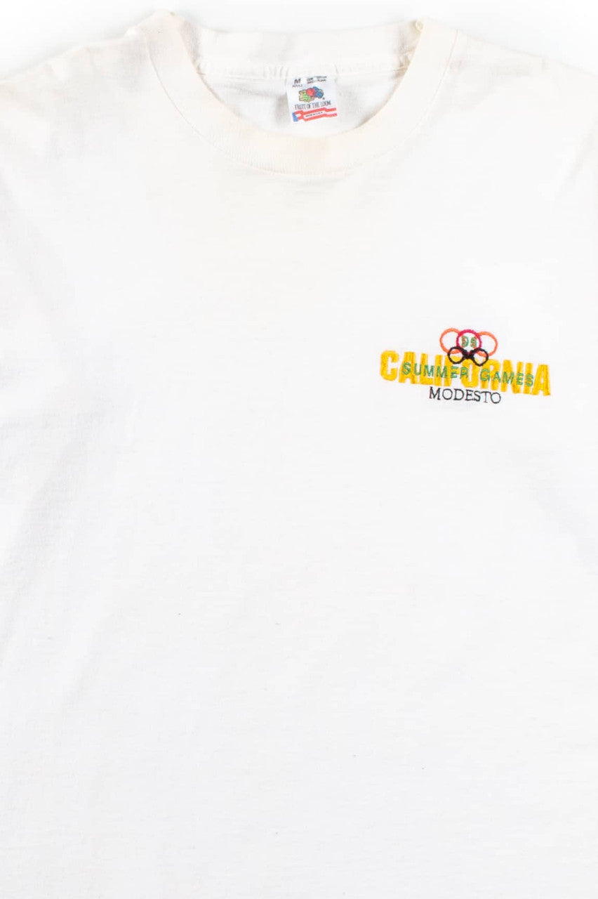 Vintage Modesto Summer Games Embroidered T-Shirt (1995)