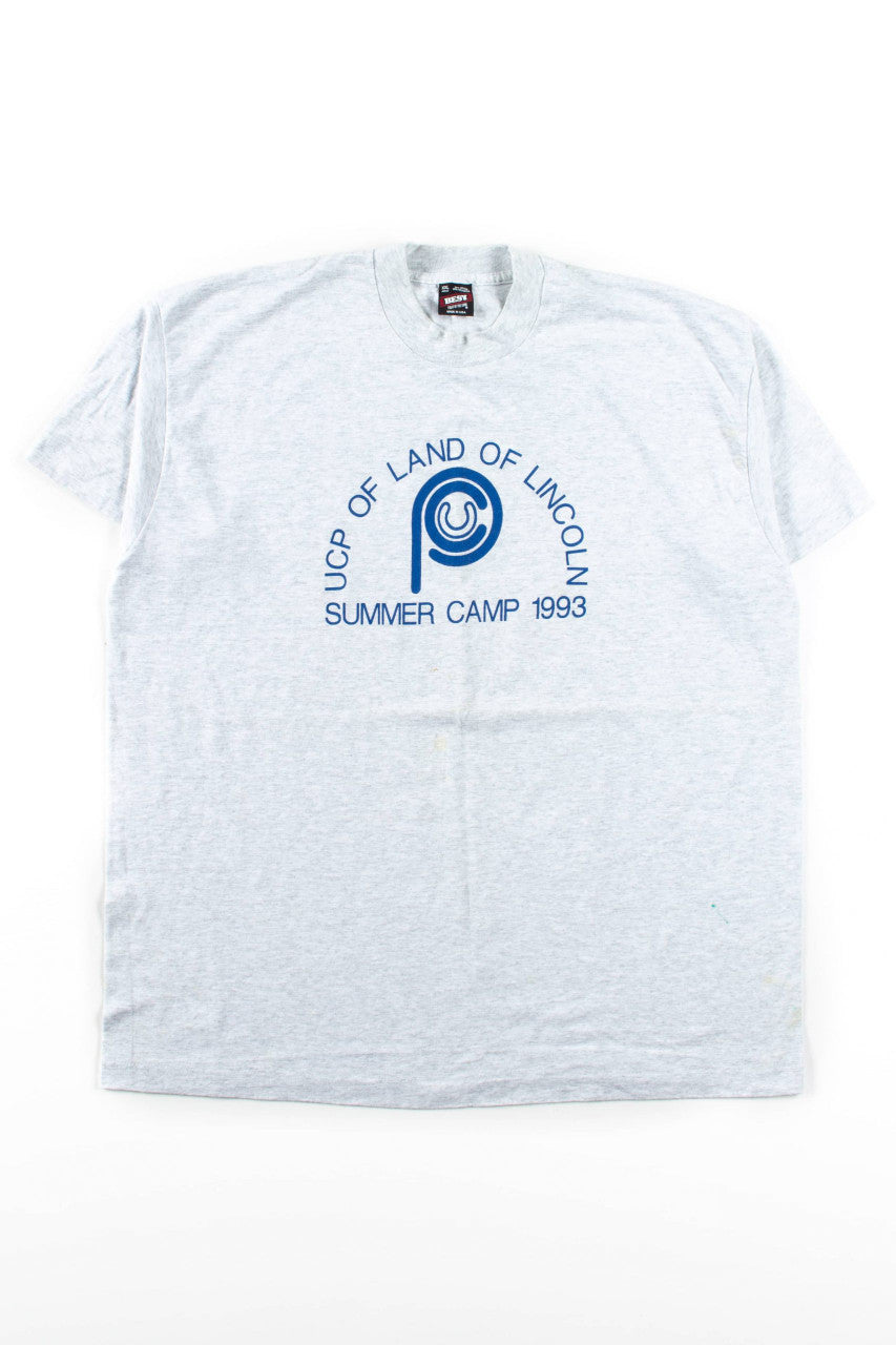 Vintage Land Of Lincoln Summer Camp T-Shirt (1993)