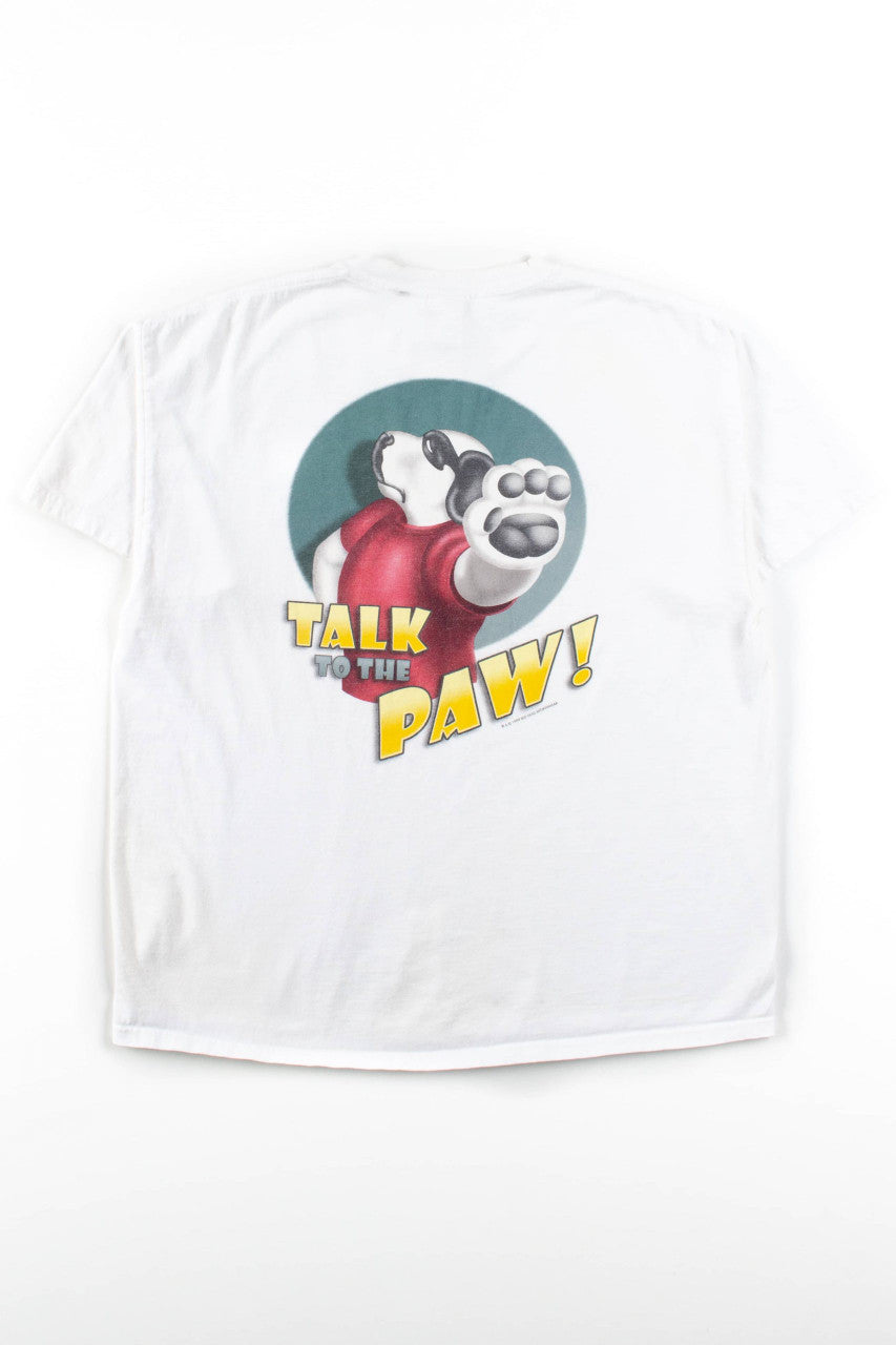 Vintage Big Dogs Talk To The Paw T-Shirt (1999)