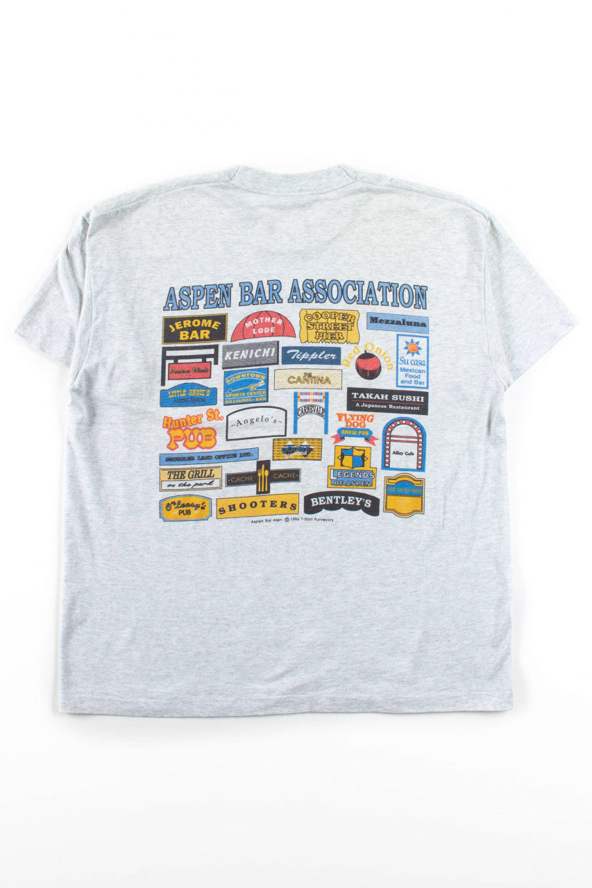 Vintage Aspen Bar Association T-Shirt (1994)