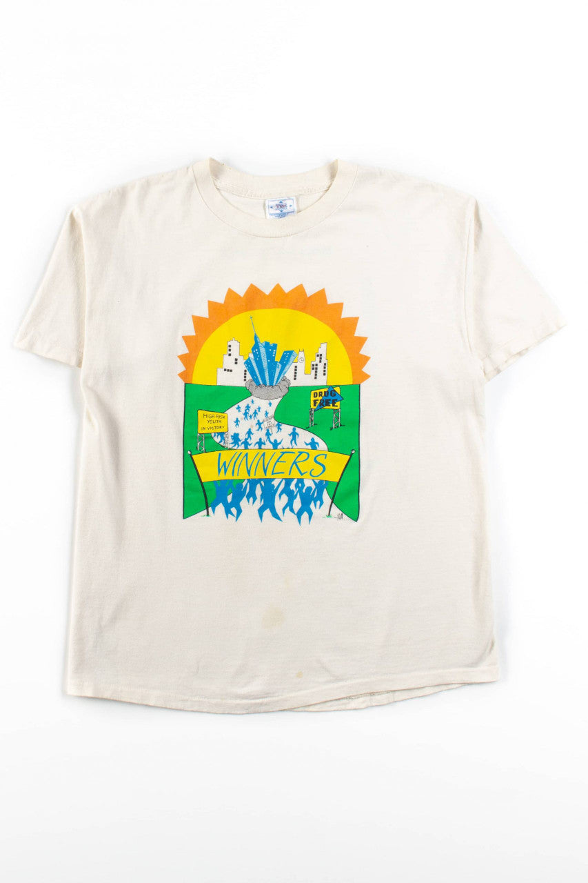 Vintage Drug Free Youth T-Shirt