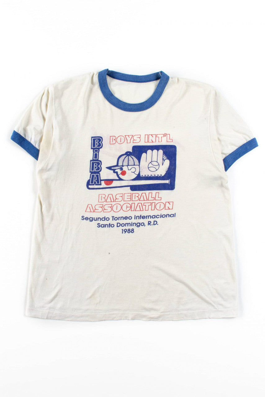 Boys Int'l Baseball Association Vintage T-Shirt (1988)