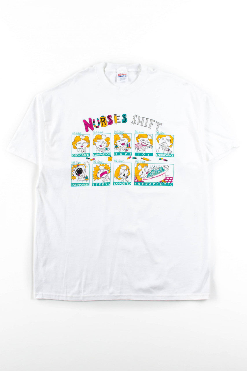 Vintage Nurses Shift T-Shirt