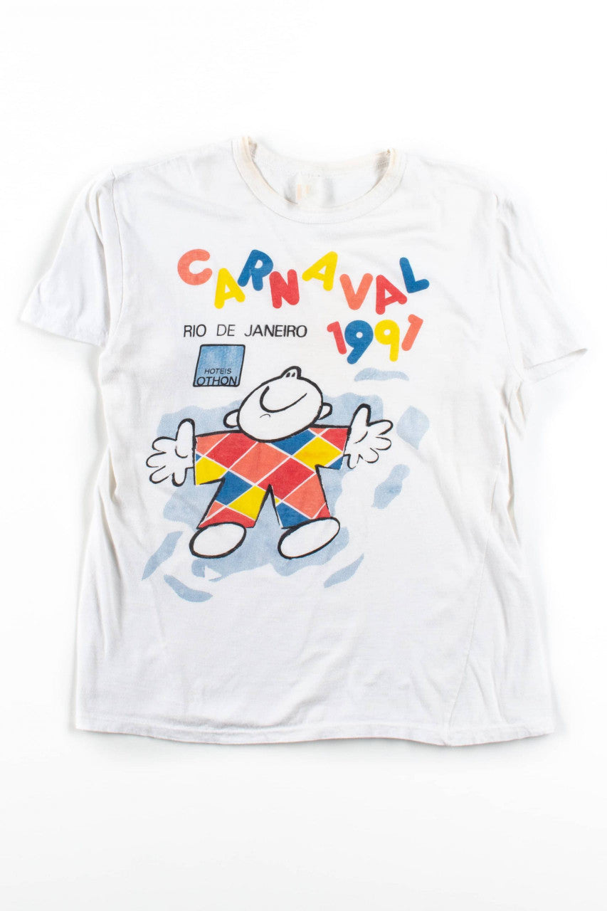 Vintage Carnival Rio De Janeiro T-Shirt (1991)