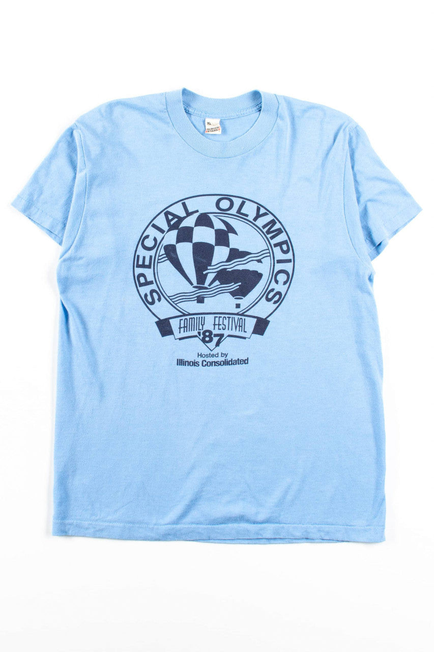 Vintage Special Olympics Family Festival T-Shirt (1987)