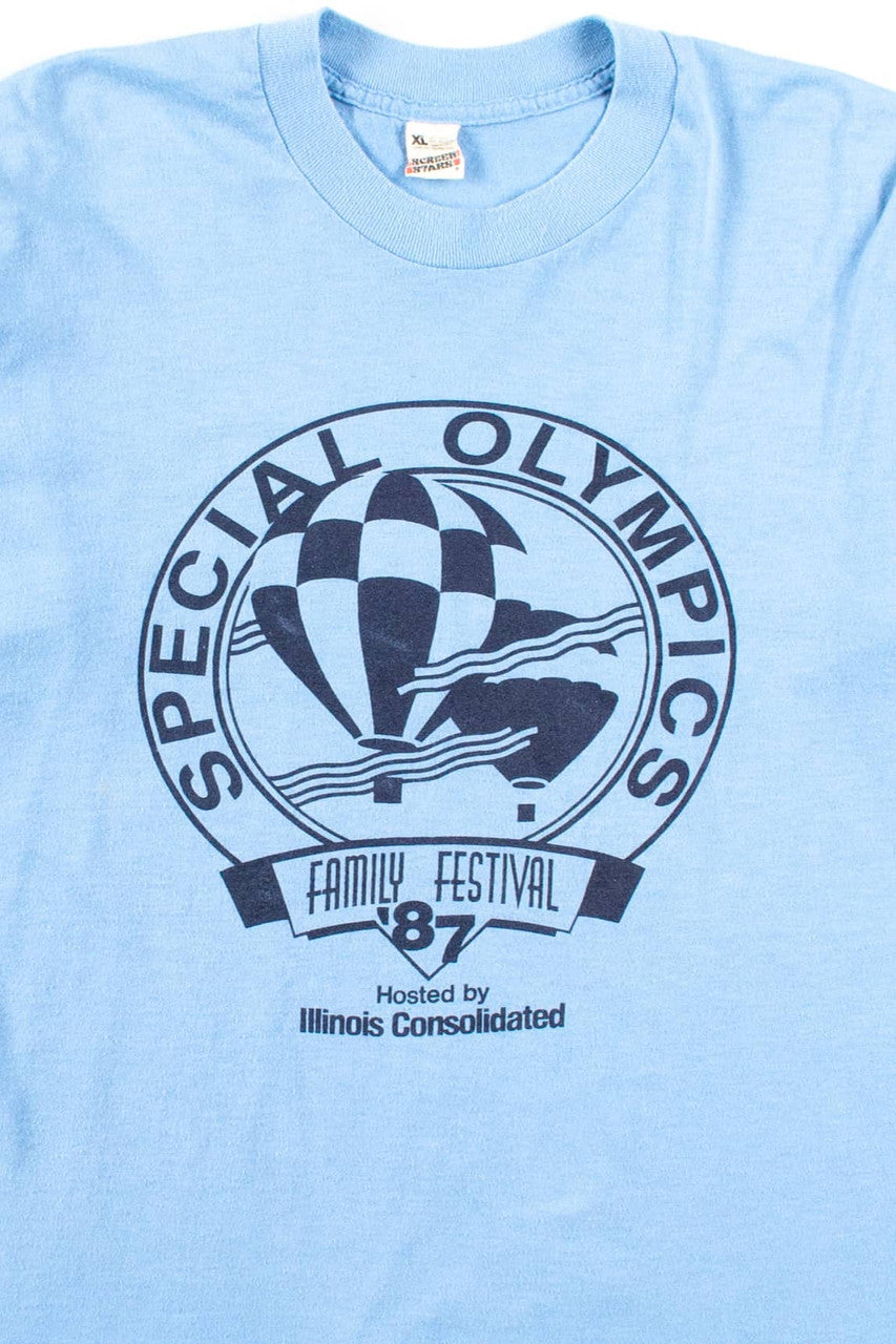 Vintage Special Olympics Family Festival T-Shirt (1987)