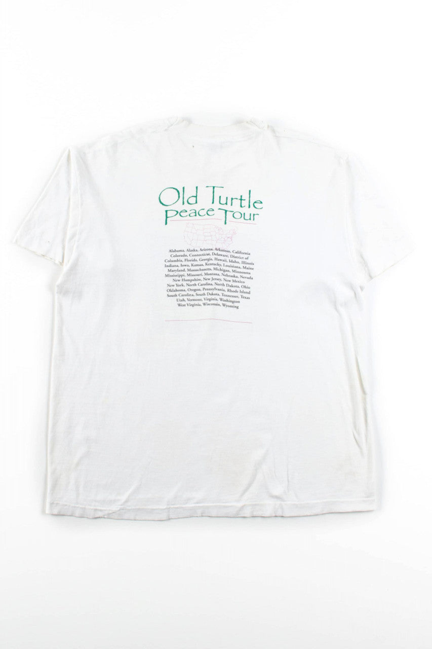 Vintage Old Turtle Peace Tour T-Shirt (1994)
