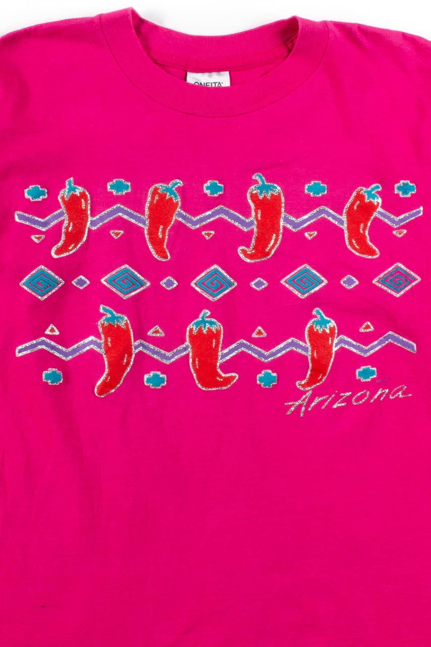 Vintage Arizona Glitter Peppers T-Shirt