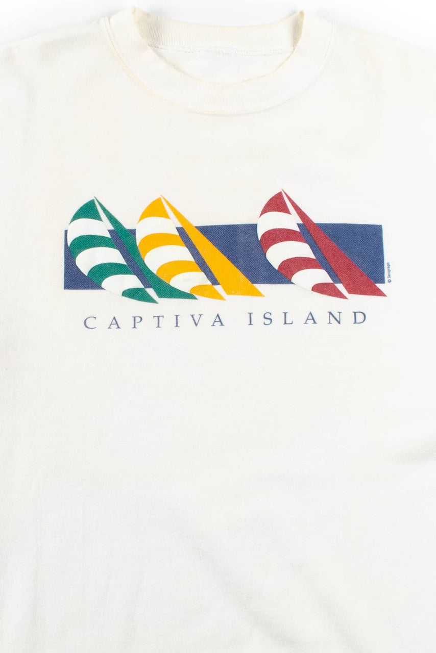 Captiva Island Textured Vintage T-Shirt