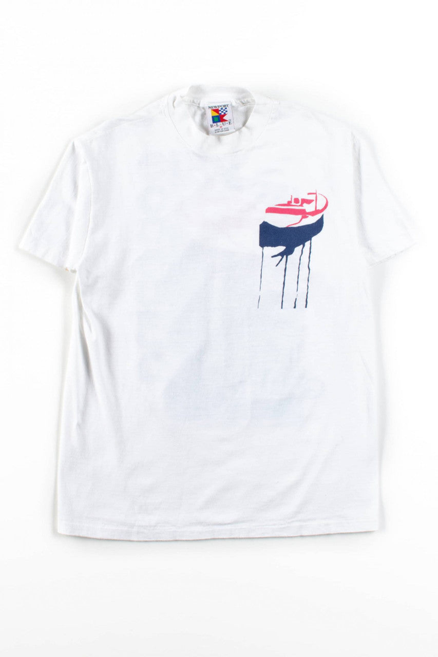 Vintage Blue Opening T-Shirt